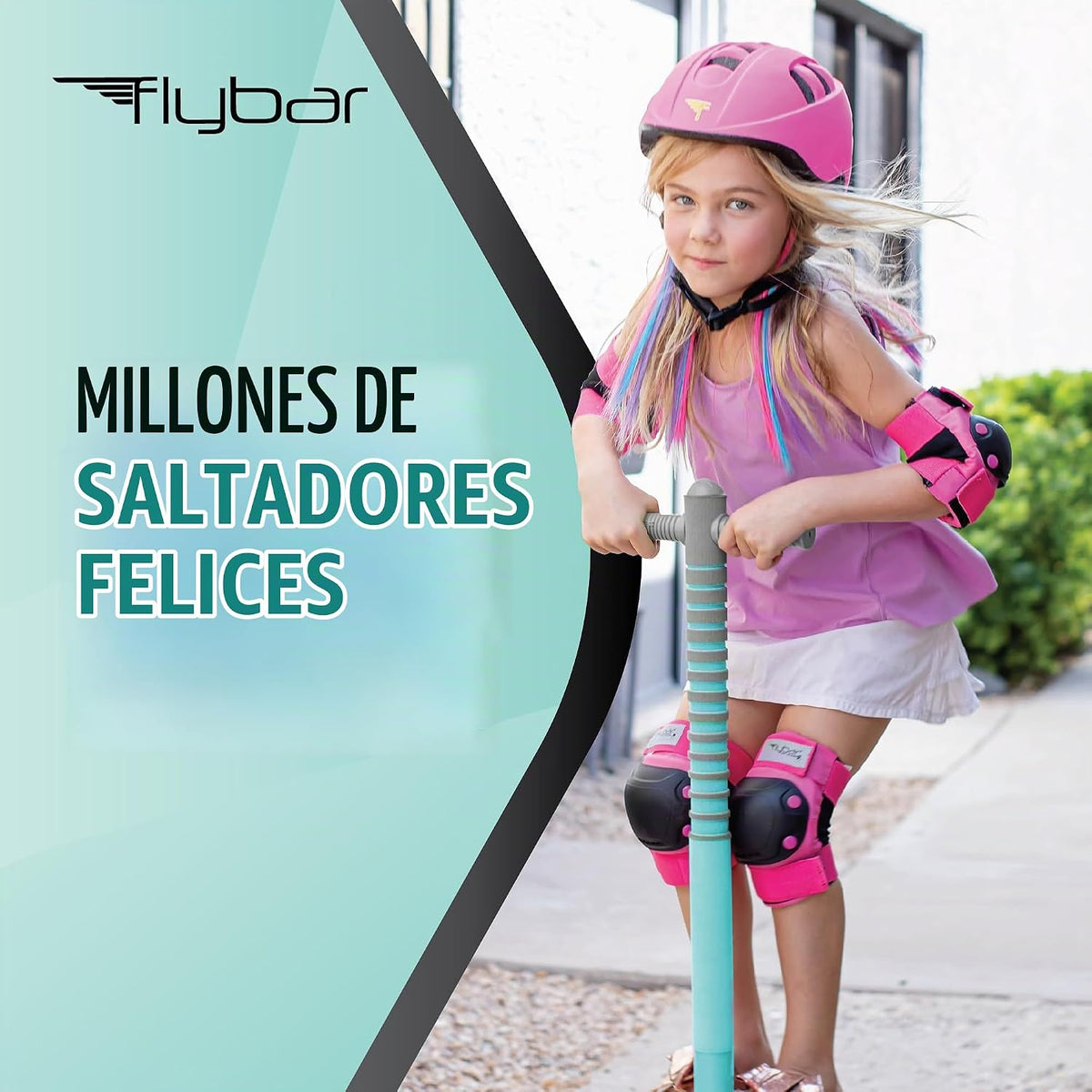 Flybar Maverick Pogo Stick para niños a partir de 5 años, 40 a 80 l...