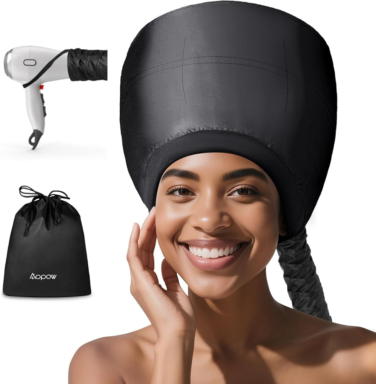 Secador de pelo con capucha para acondicionamiento profundo \u2013...