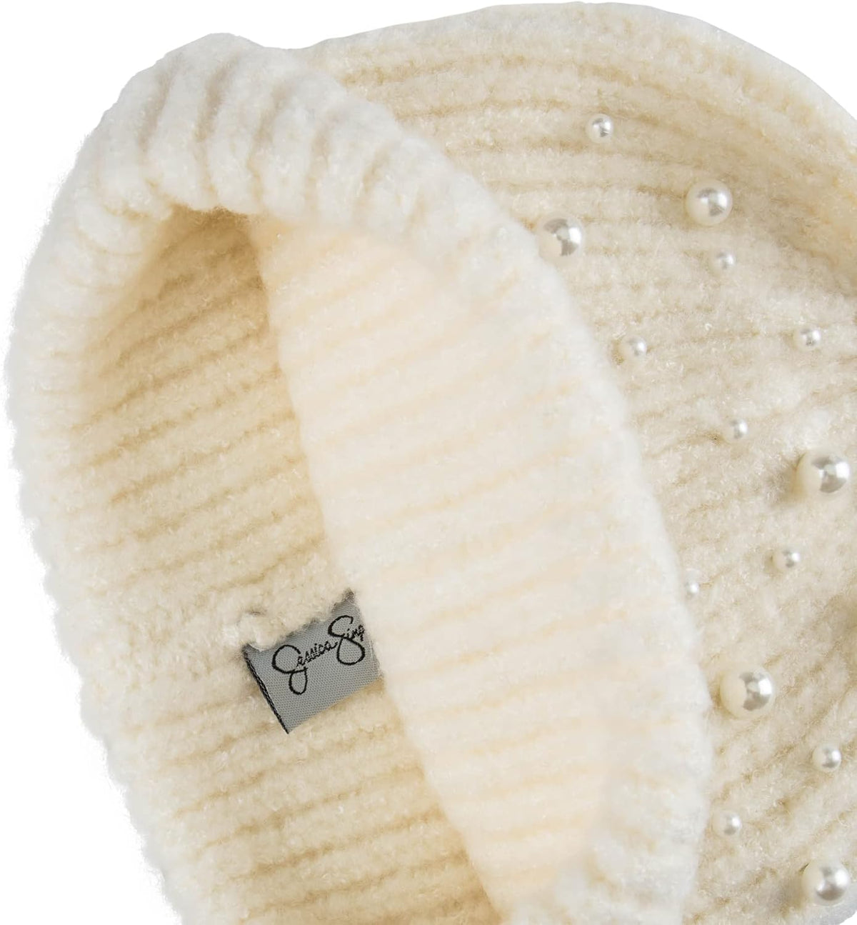 Jessica Simpson Gorro de punto cálido y acogedor para mujer