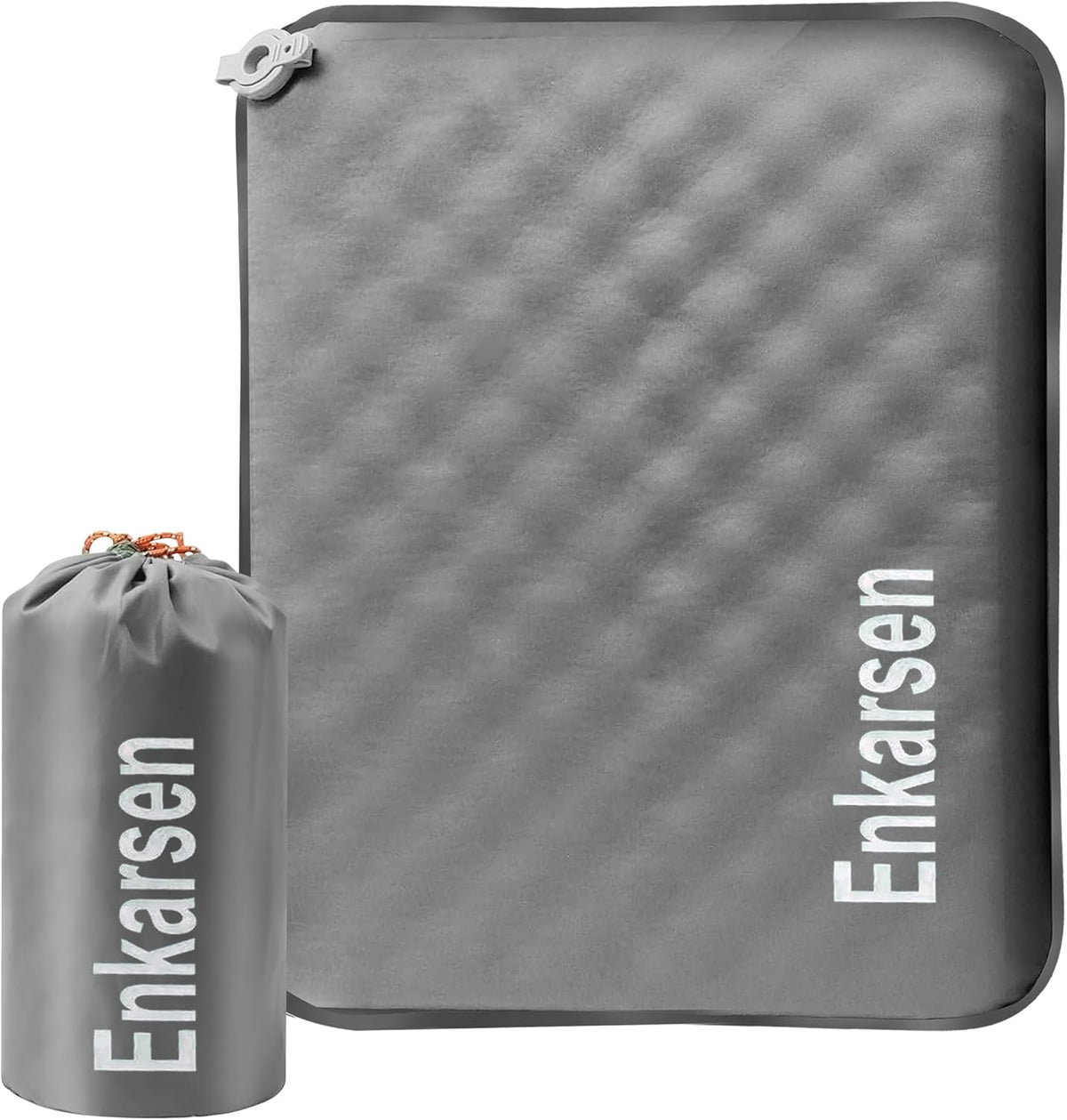 Enkarsen Cojín inflable para asiento de viaje, almohadilla de espum...