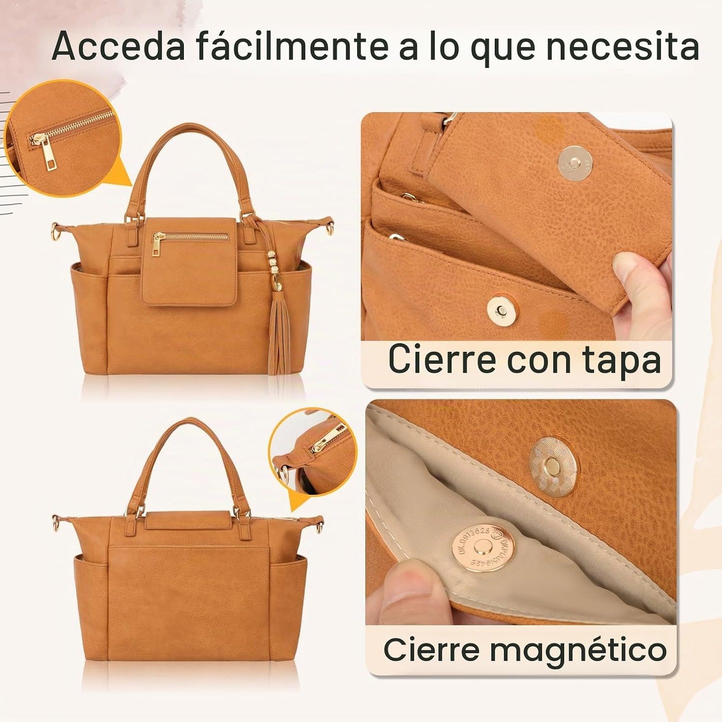 Omanmoli Bolsa de pañales pequeña,Mini bolsa de pañales, Embrague d...