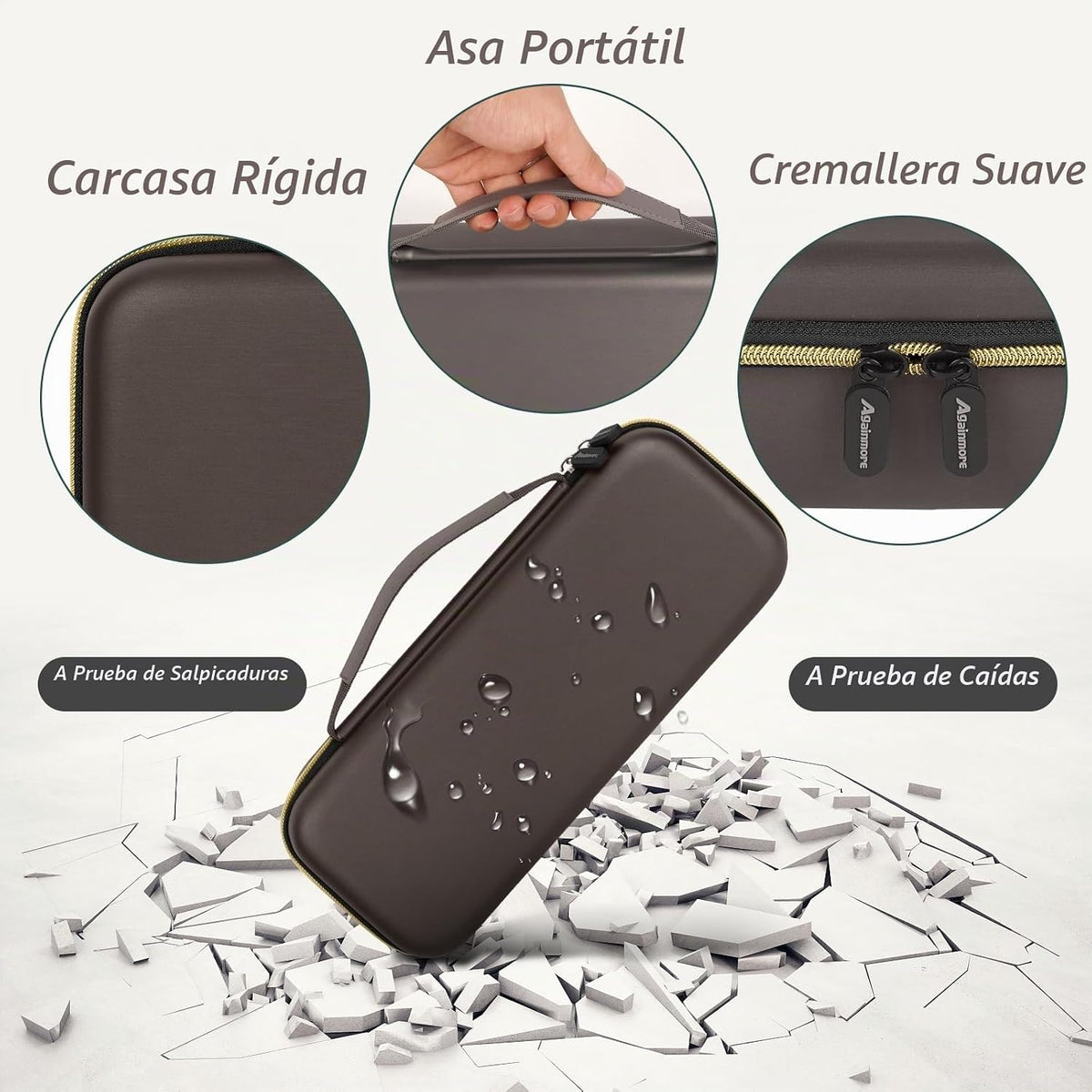 Againmore Estuche para Plancha de Vapor Compatible con Jack &amp; R...