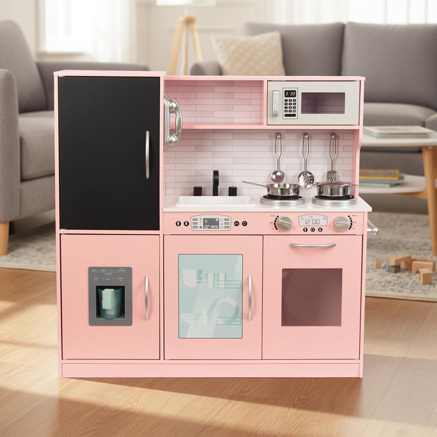 Conjunto de cocina de juego para niños de 3 a 8 años, juego de coci...