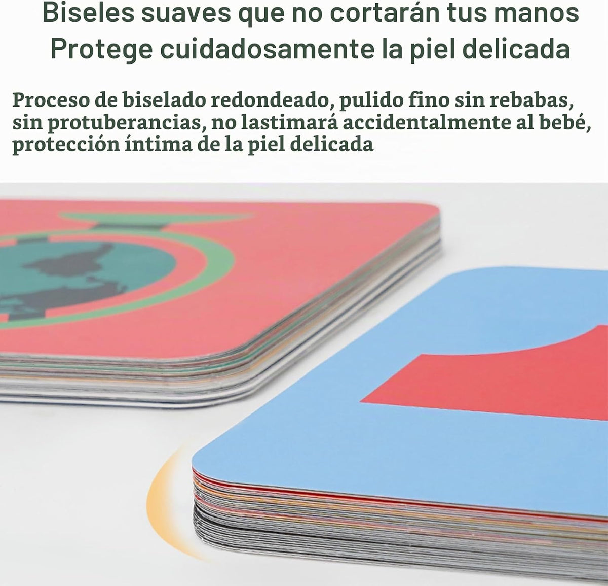 BARMACO Tarjetas de aprendizaje blancas y negras de las PC del alto...