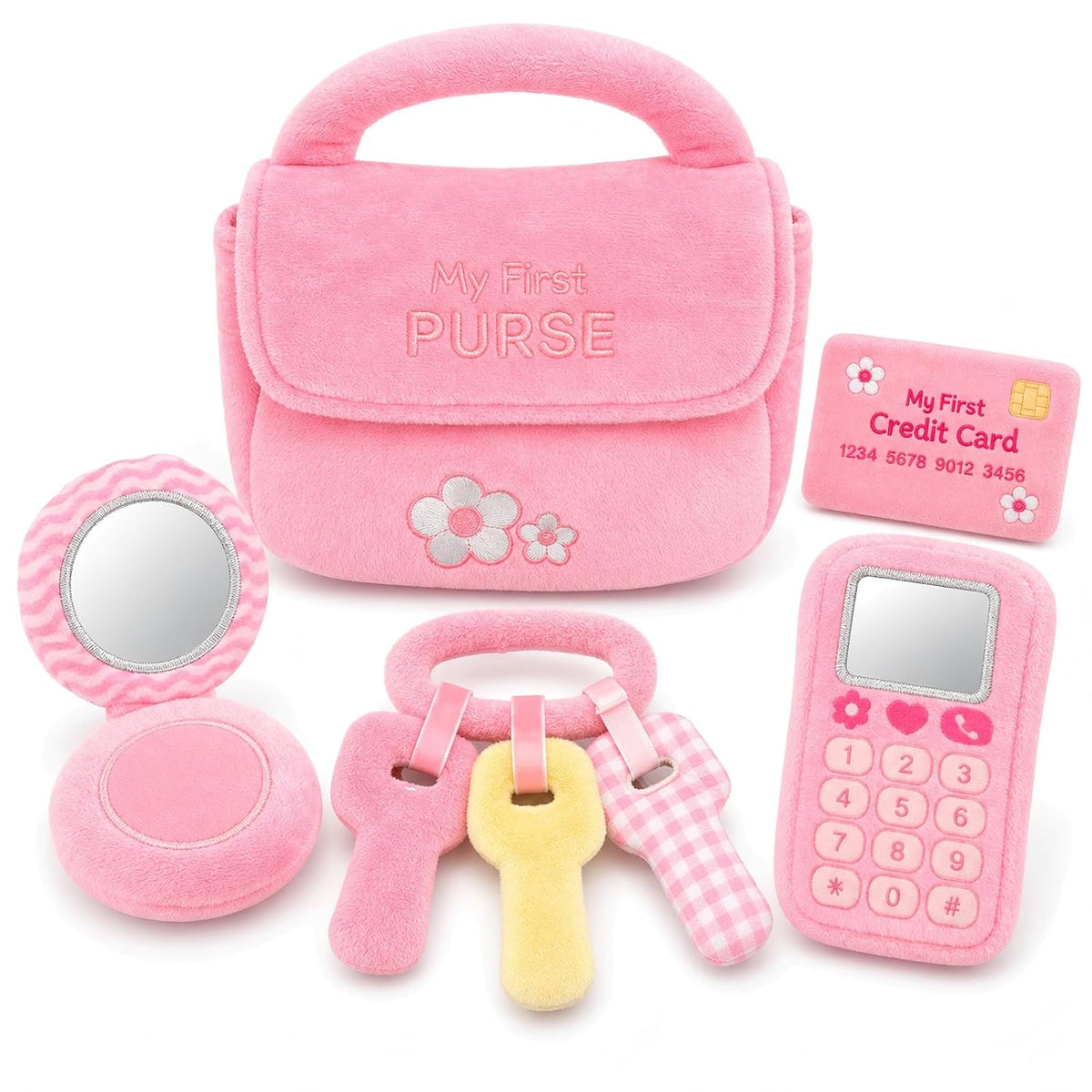 My First Baby - Bolso de peluche sensorial de 5 piezas, regalo para...