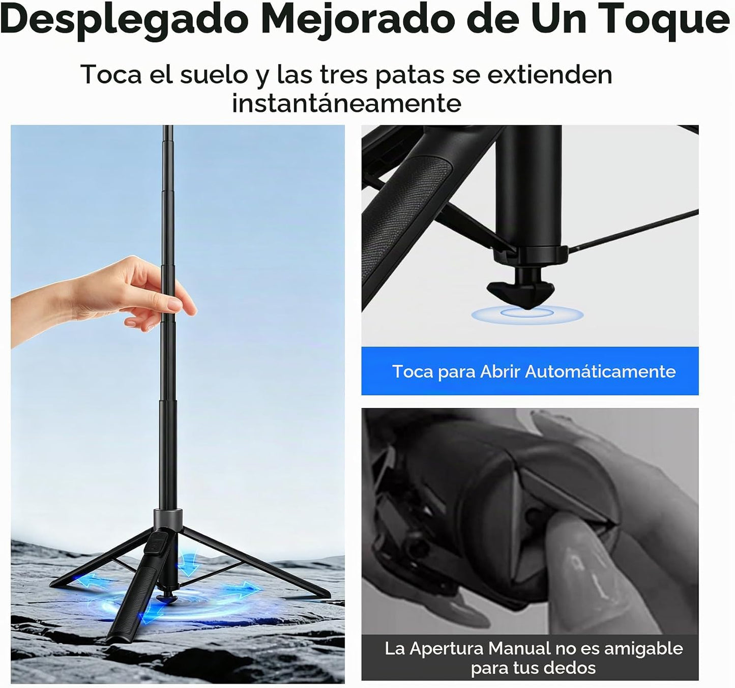 Trípode para selfie con seguimiento facial automático 2026 para iPh...