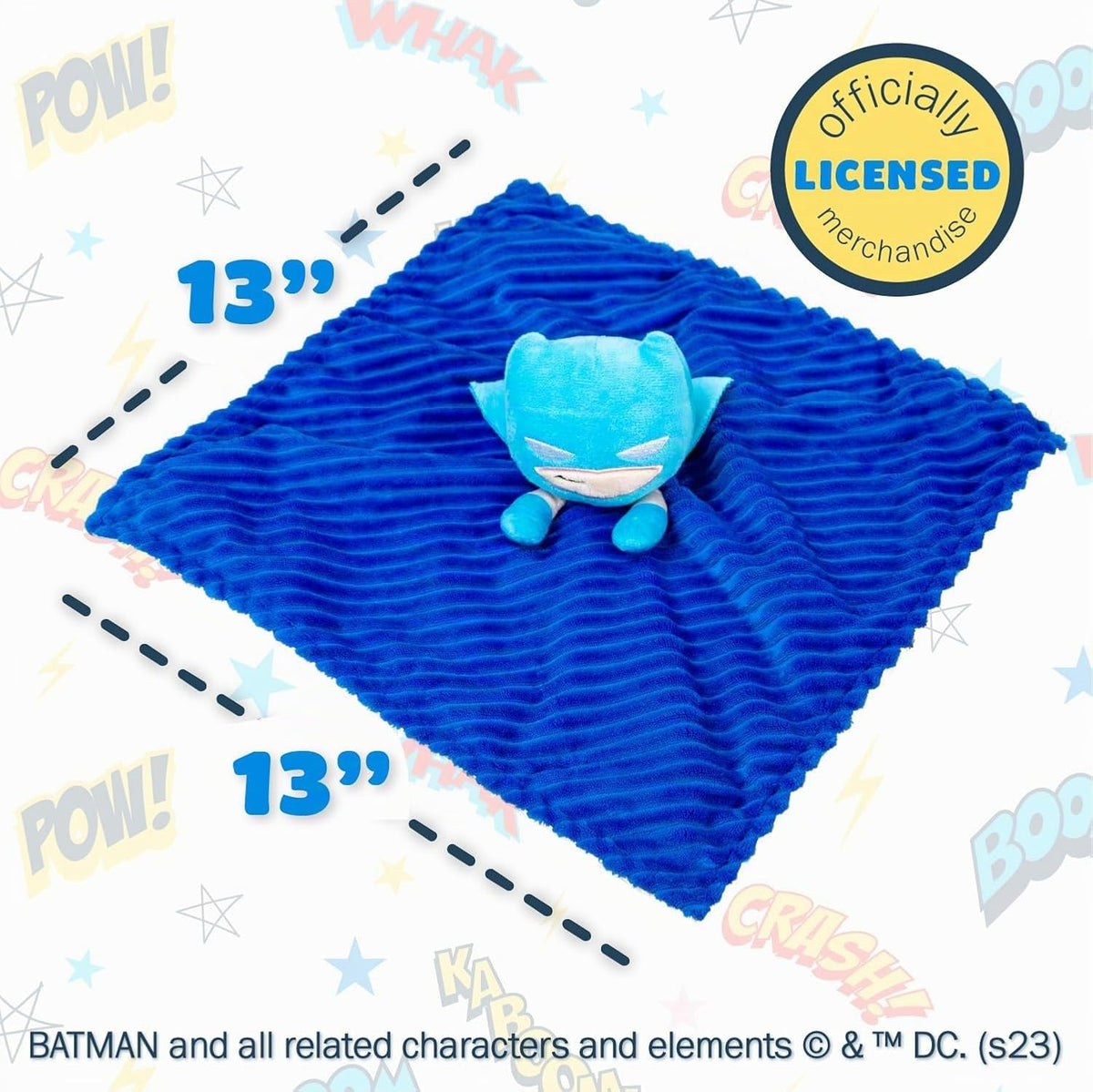 KIDS PREFERRED DC Comics - Manta de seguridad de Batman Lovey, suav...
