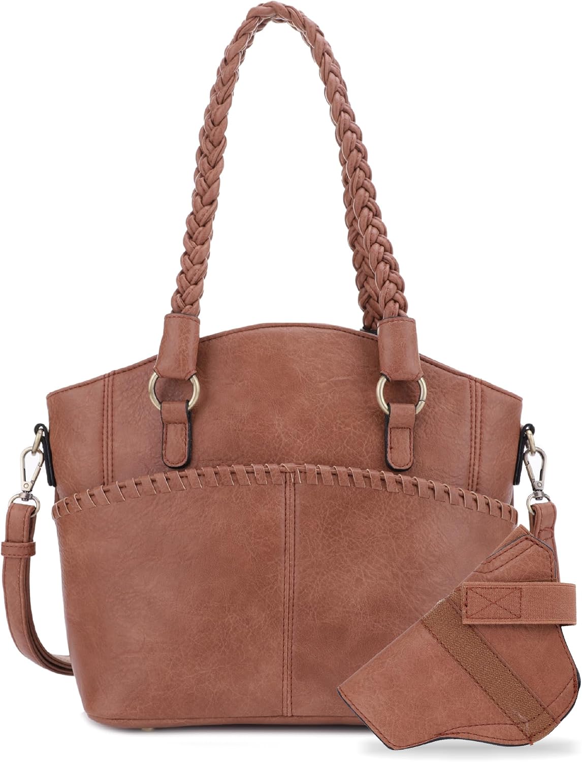 JESSIE &amp; JAMES Bella - Bolsas de mano ocultas para mujer con ce...