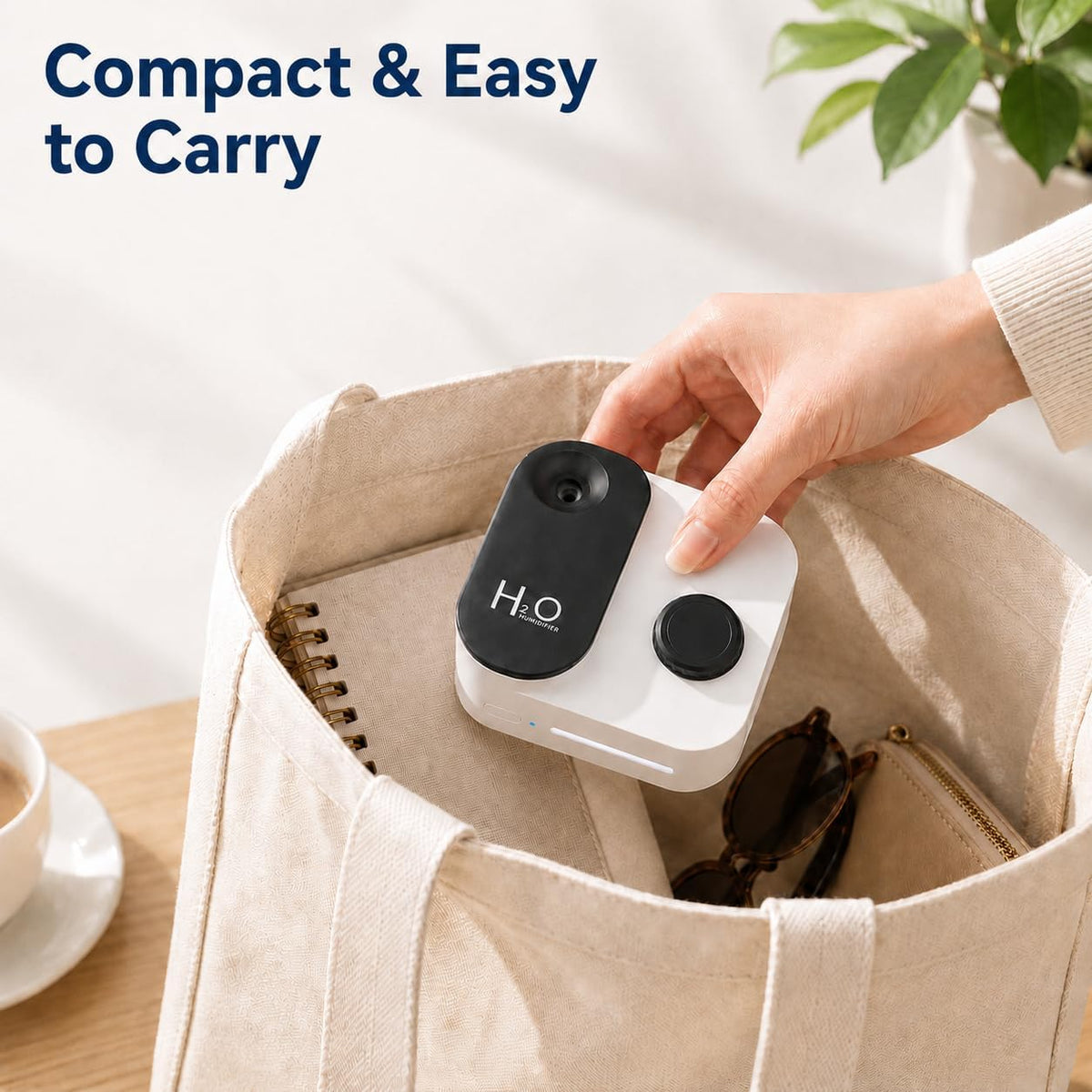 Gmuray Humidificador de viaje, mini niebla fría portátil, recargabl...