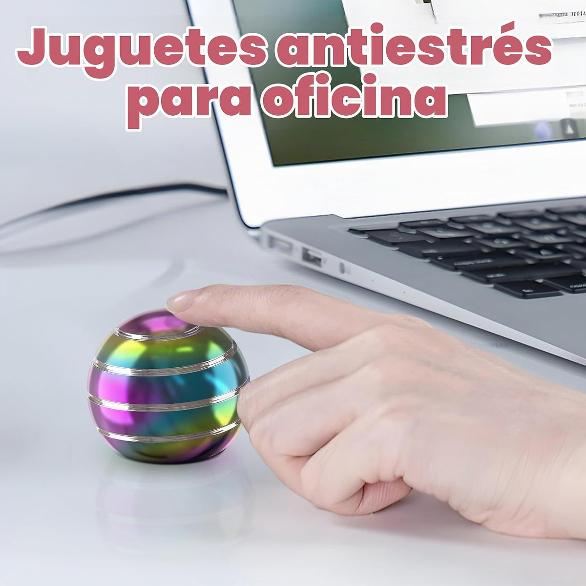 Kryfa Kinetic - Juguete giratorio de escritorio para adultos, 1.77...
