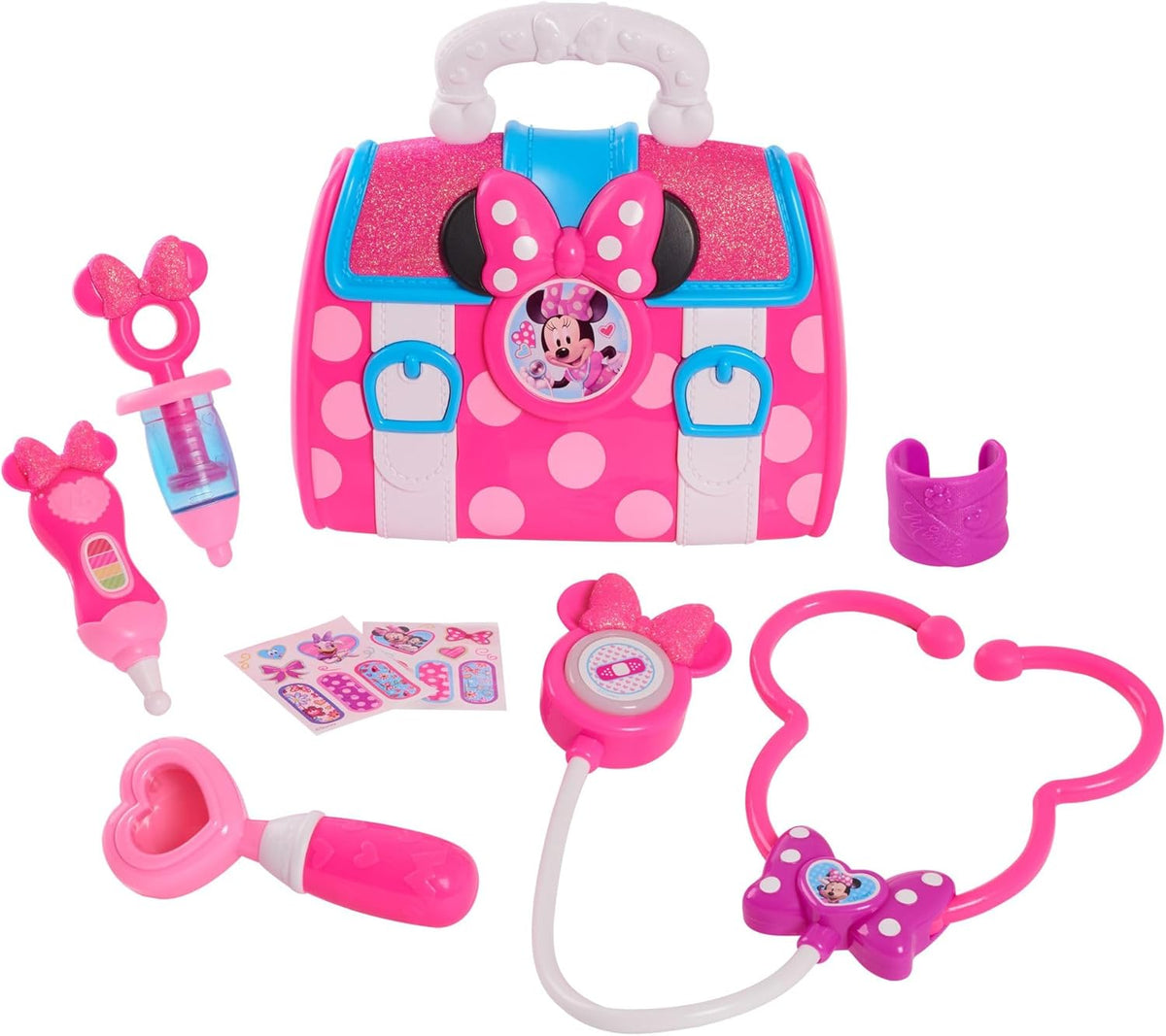 Disney Junior Minnie Mouse Bow-Care Kit médico de 8 piezas para niñ...