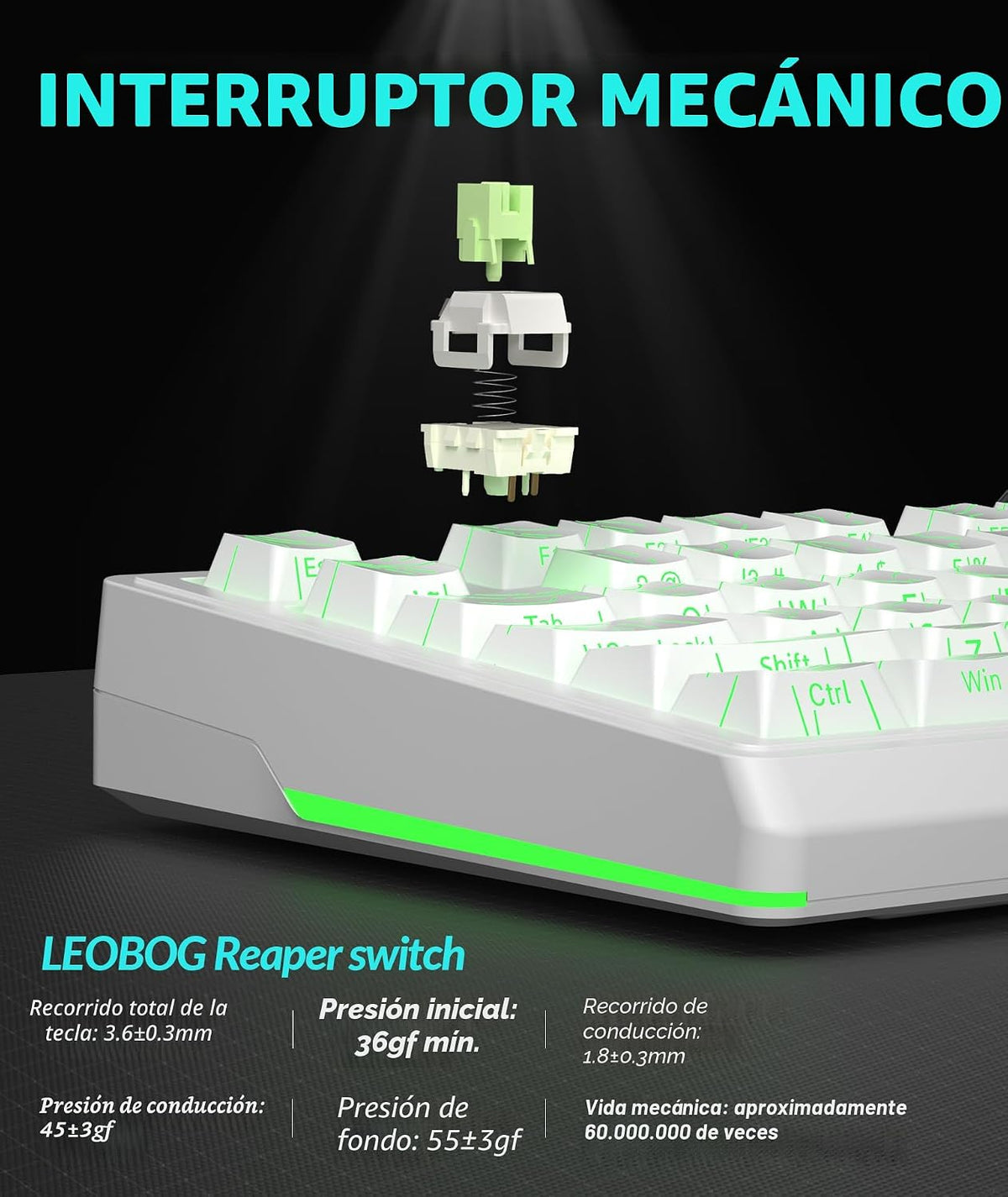 SOLAKAKA KI99 Pro 96% Teclado Mecánico Inalámbrico, Teclado RGB par...
