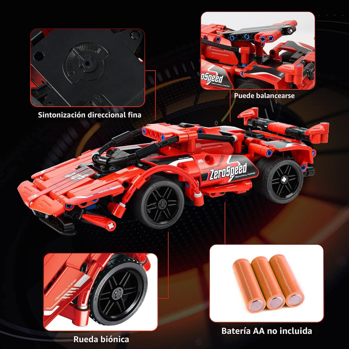 GAMZOO Juguete RC Mejores Regalos de Cumpleaños para Niños y Niñas...