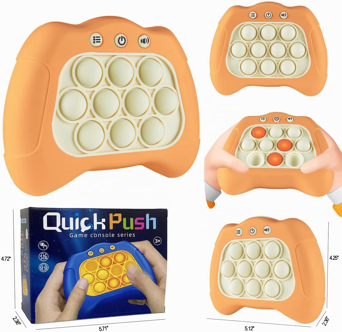 Intoypad Pop The Target! Máquina de juego de mano para ansiedad de...