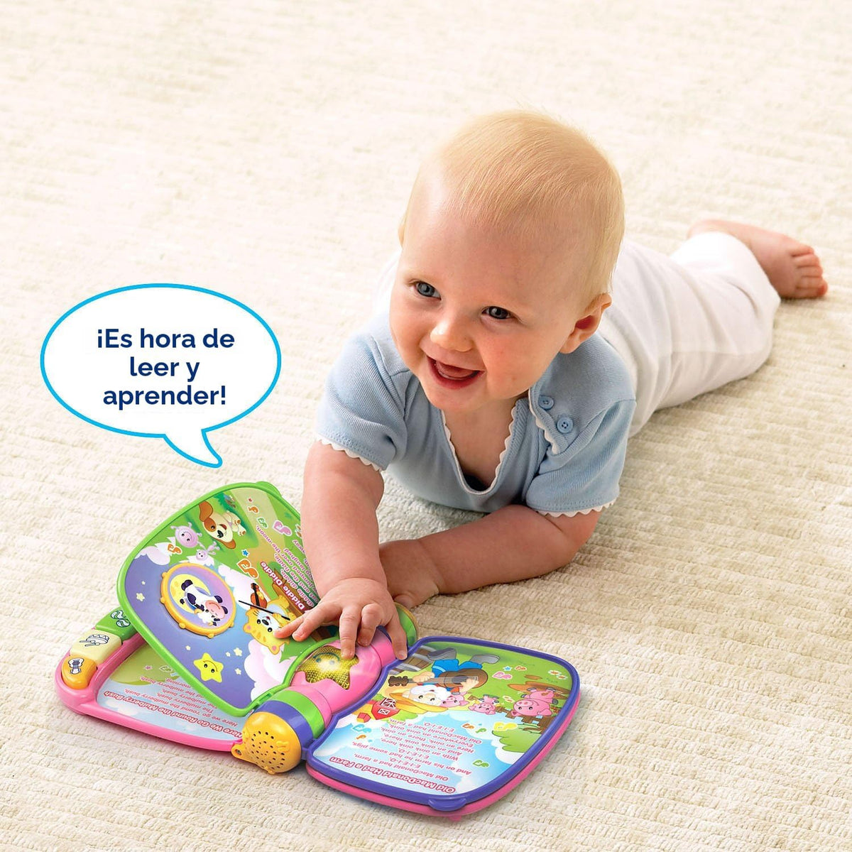 Libro de Rimas Musicales VTech Exclusivo Online, color rosa