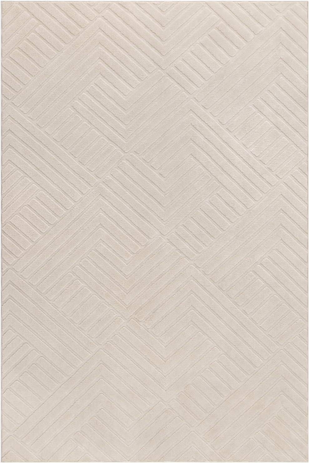 Bsmathom Alfombra lavable de 6 x 9, alfombra suave y moderna bohemi...