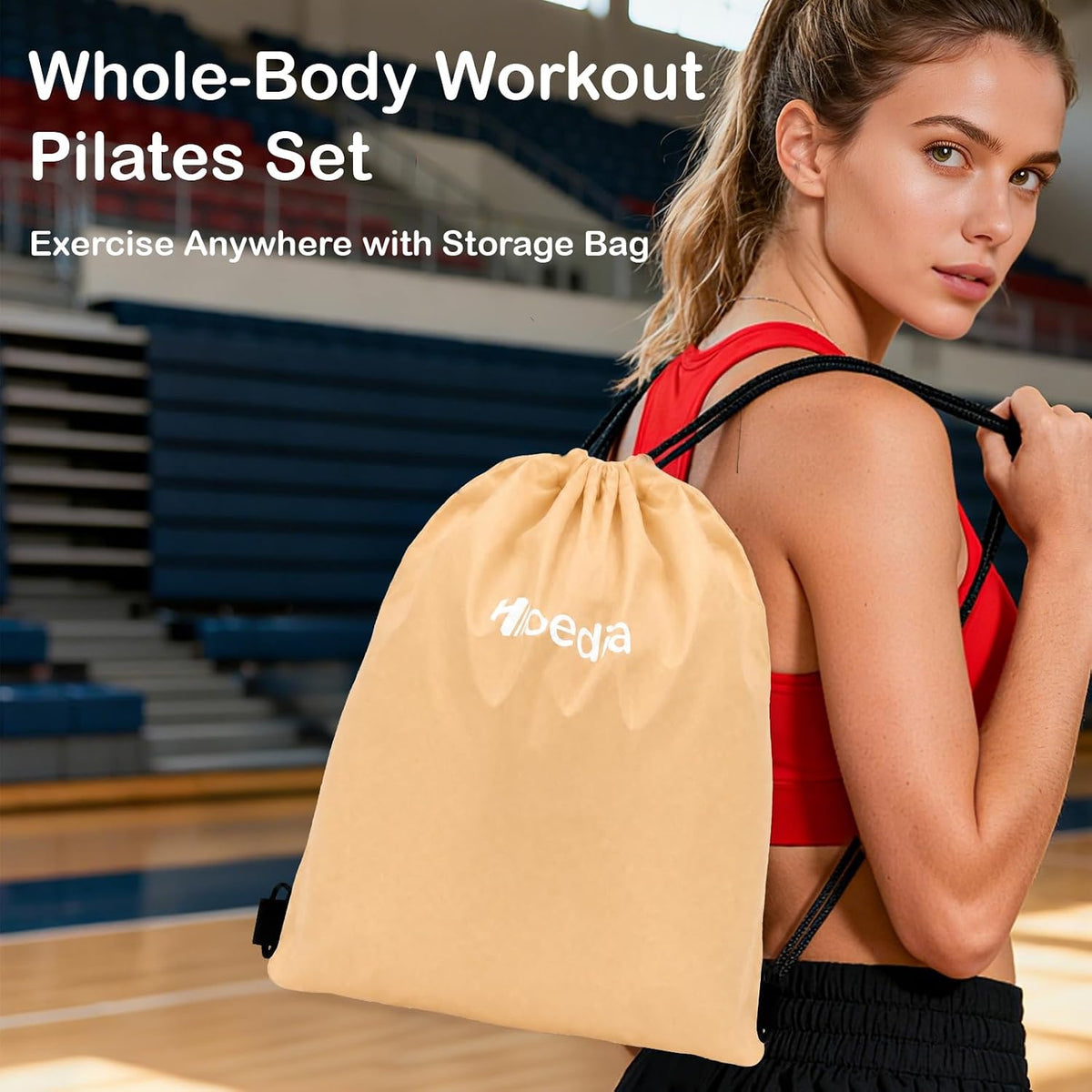 Hoedia Kit de Pilates de 17 Piezas para Mujeres, Equipo de Pilates...
