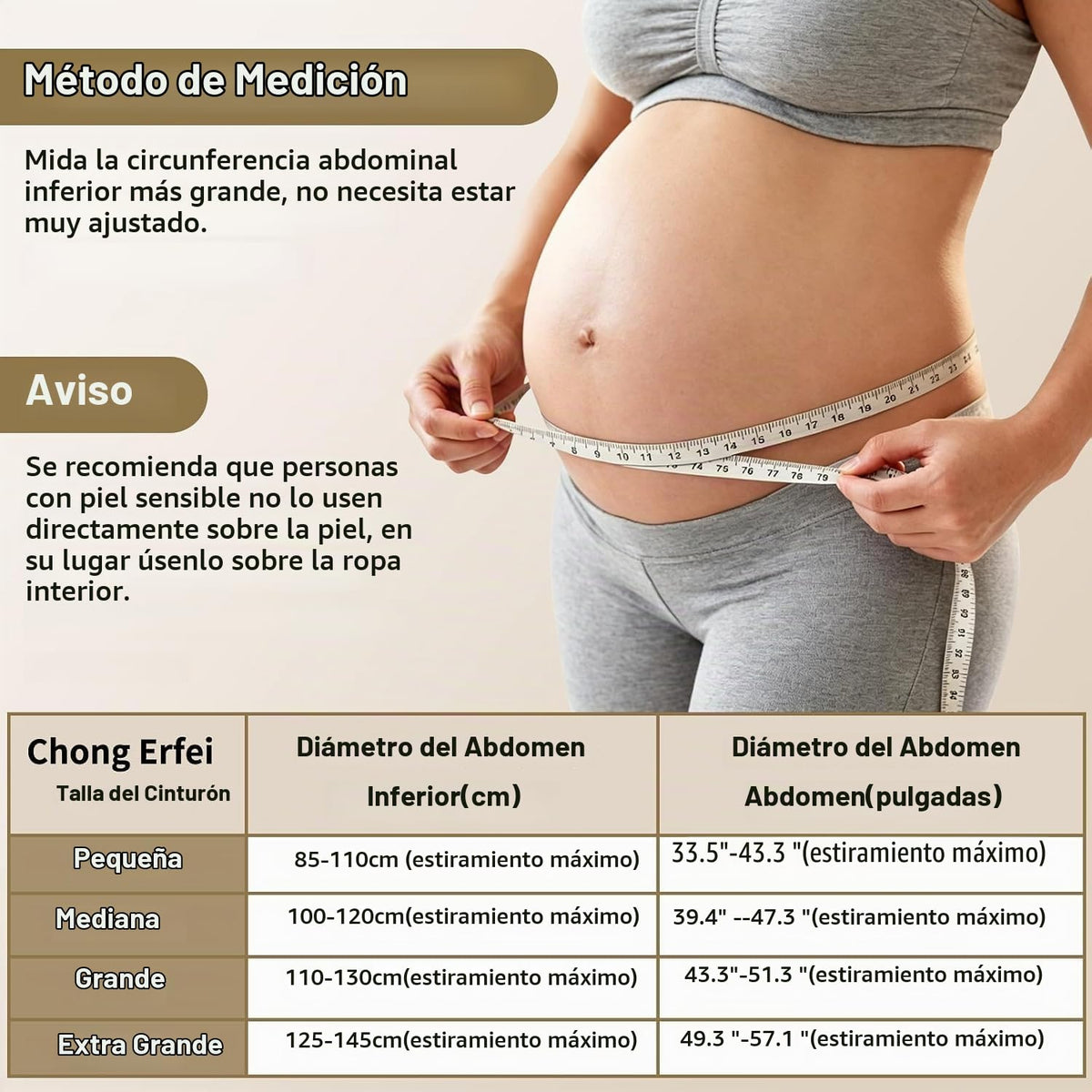 Cinturón de maternidad Banda de vientre de embarazo 3 en 1 Cinturón...