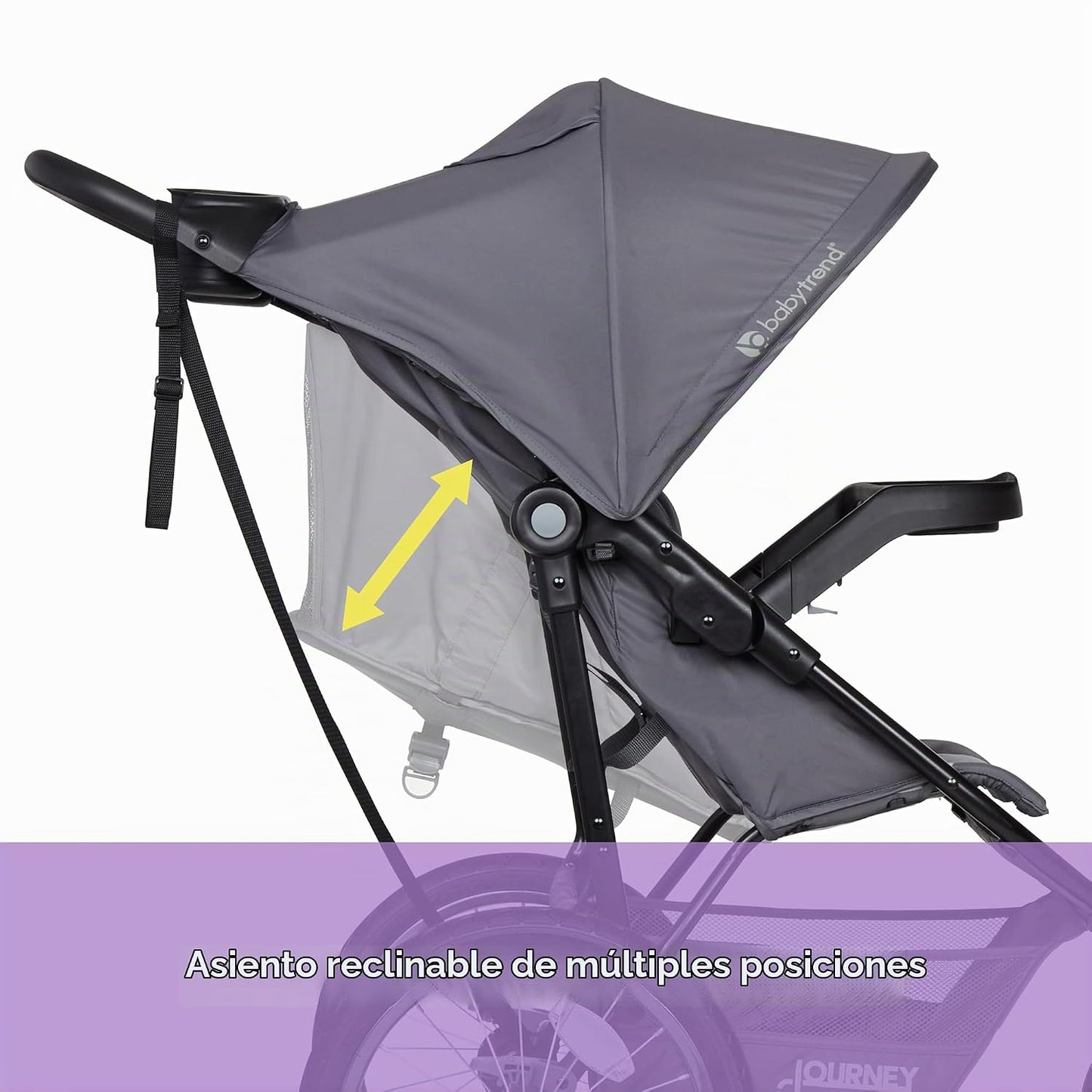 Baby Trend Sistema de Viaje Journey Jogger, Gris Estelar