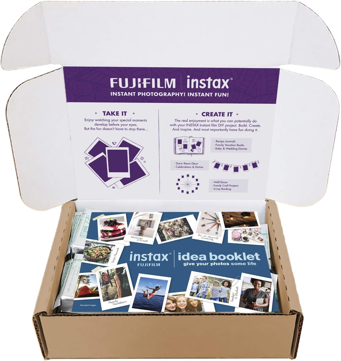 Fujifilm Paquete económico de película instantánea Instax Mini - 12...