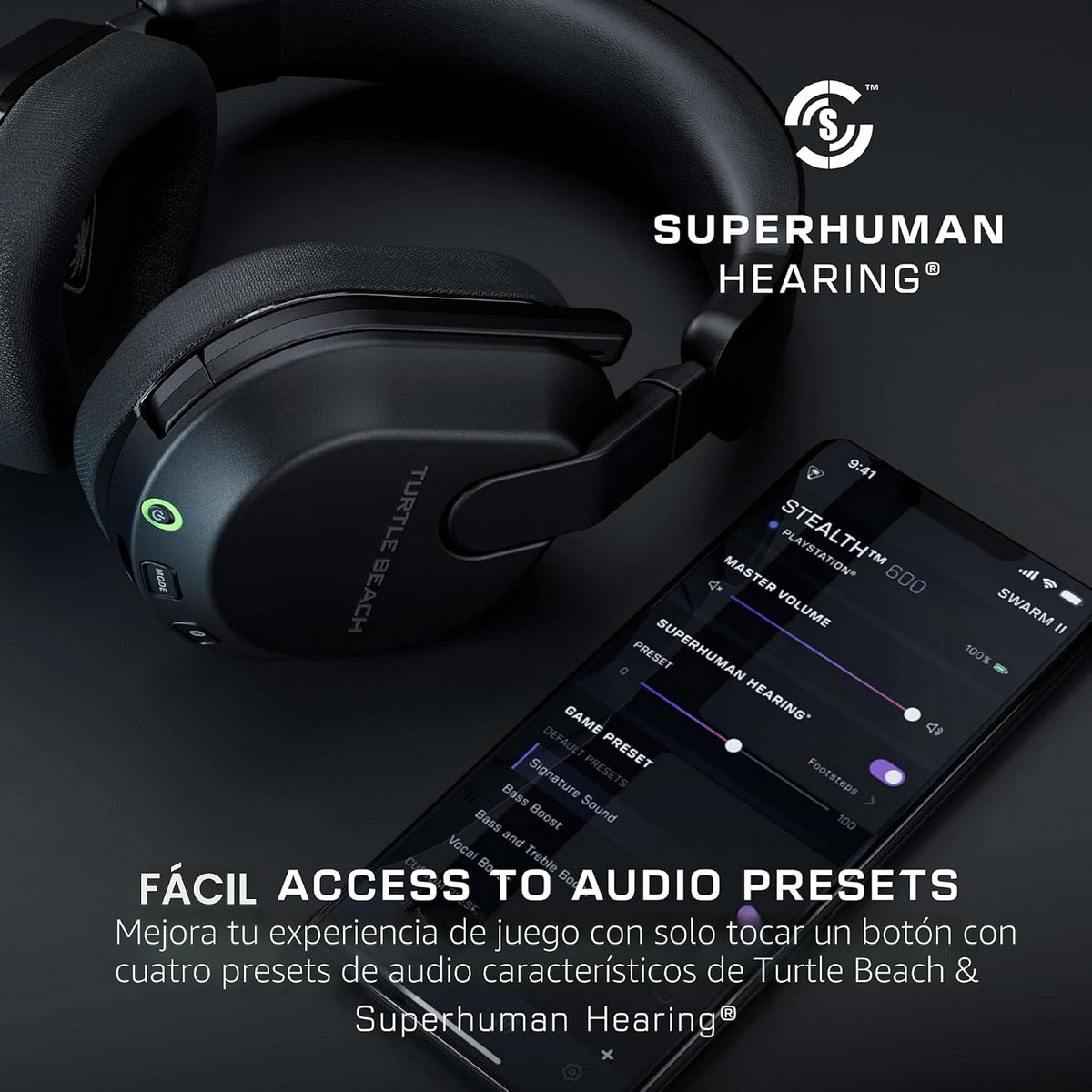 Auriculares inalámbricos para juegos Turtle Beach Stealth 600 para...
