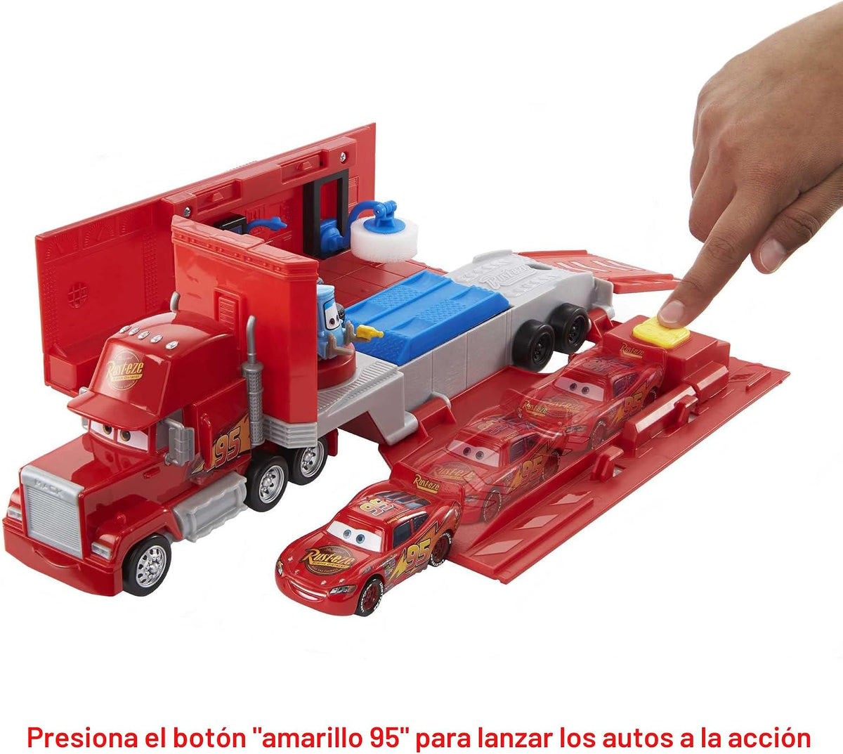 Mattel Disney and Pixar Cars Transforming Mack Playset, camión de j...