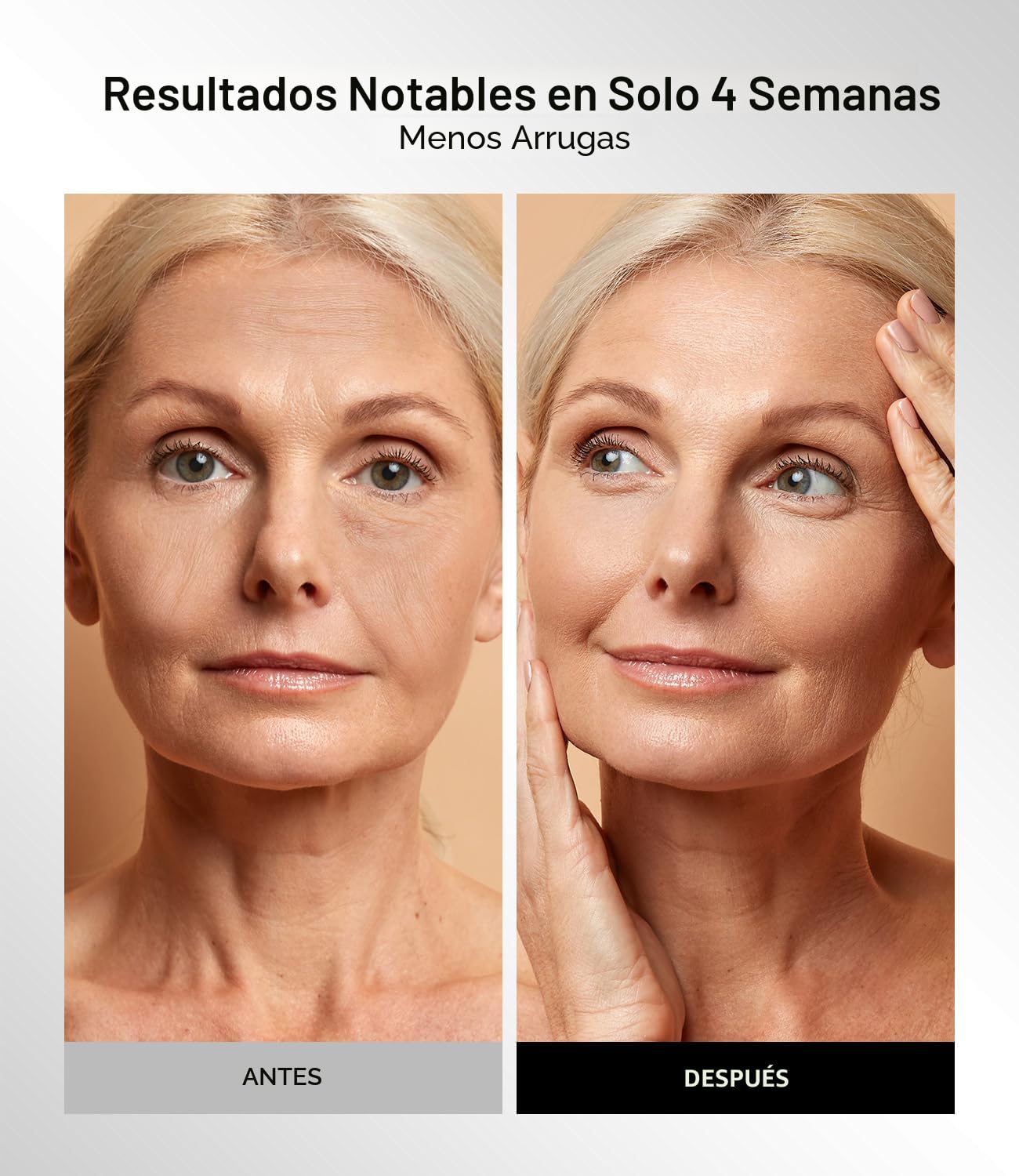 INIA Máscara de terapia de luz roja para cara, 4 modos de luz con N...