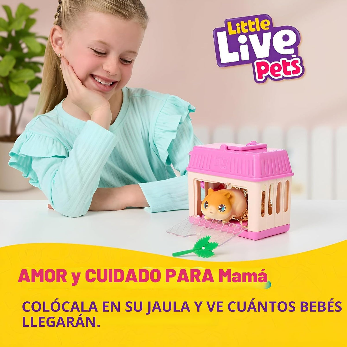 Little Live Pets Mini juego de juguetes interactivos para hámster,...