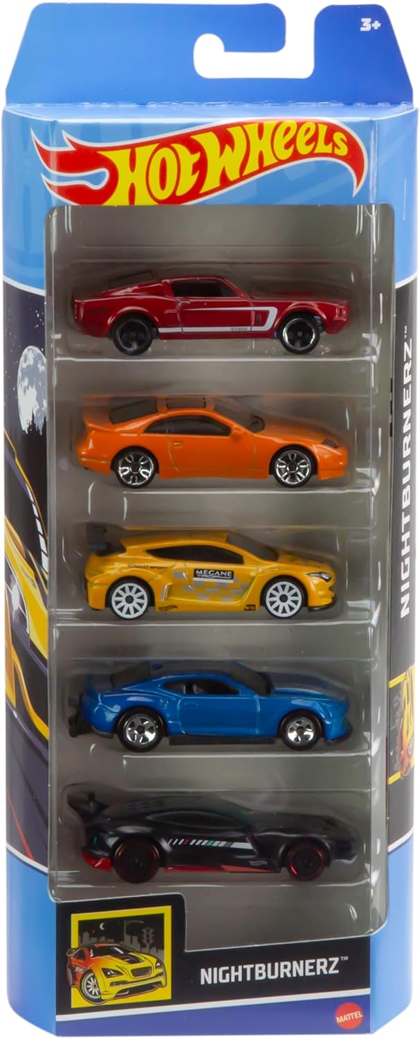 Conjunto de coches Hot Wheels, 5 unidades