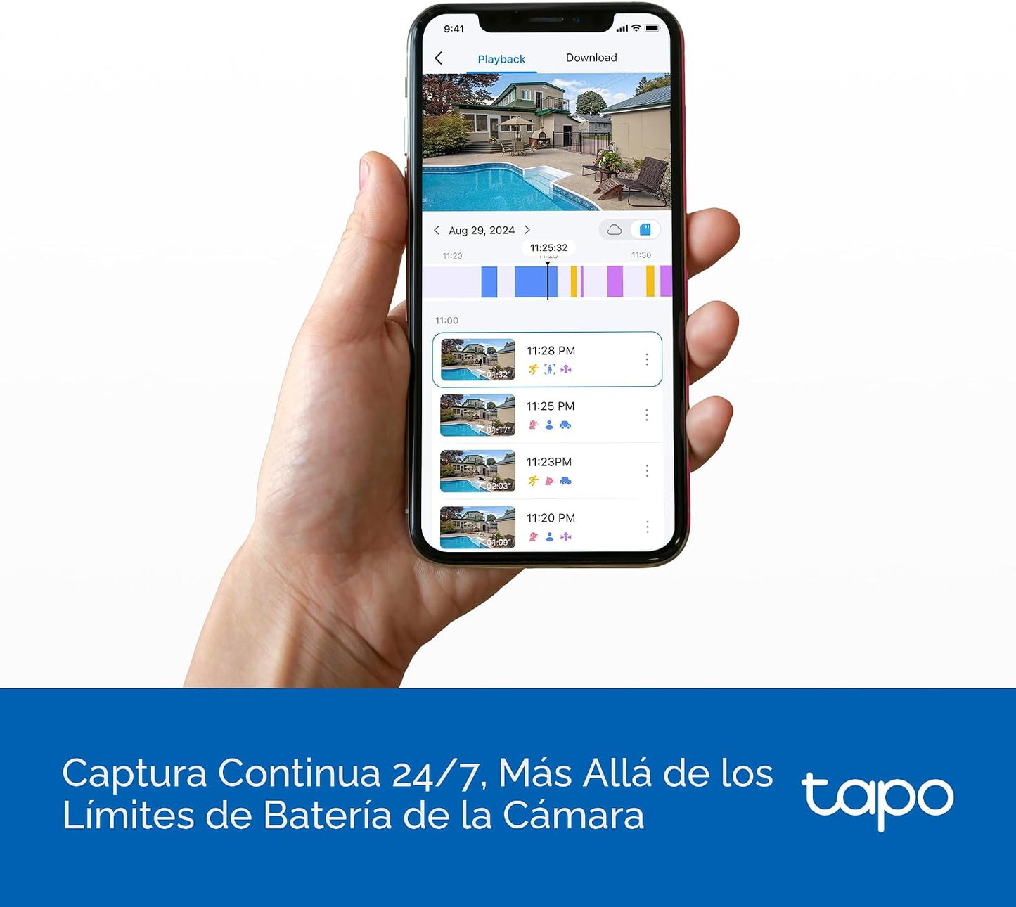 Tapo - Cámara de seguridad 4K para exteriores Pan\/Tilt C660 KIT +...