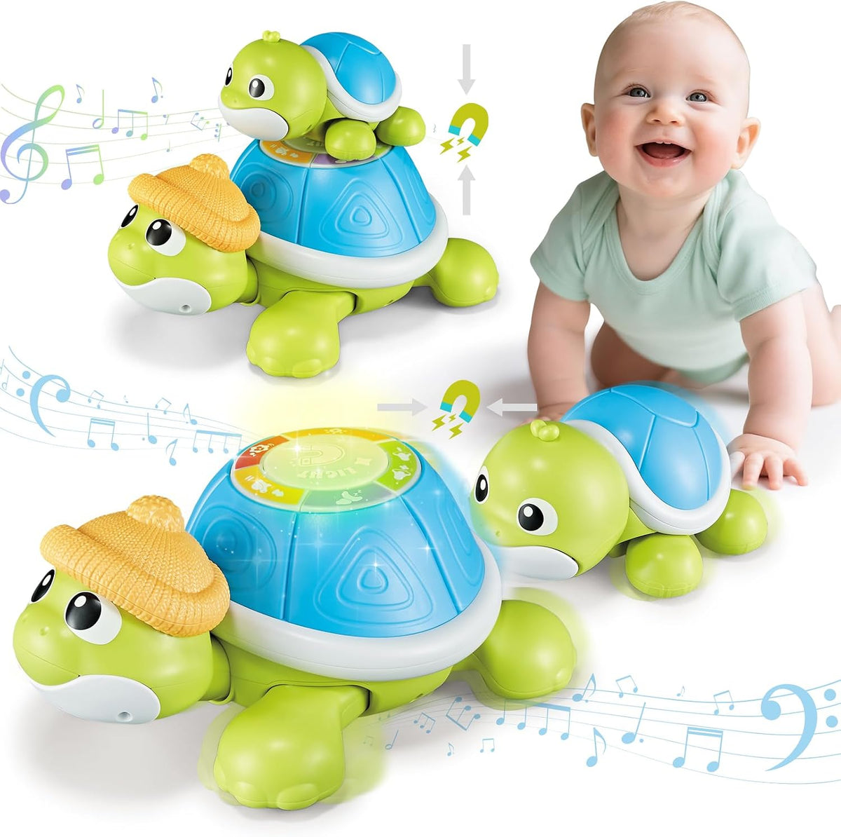 CuteZone Juguetes para bebés de 6 a 12 meses \u2013 Juego de juguet...