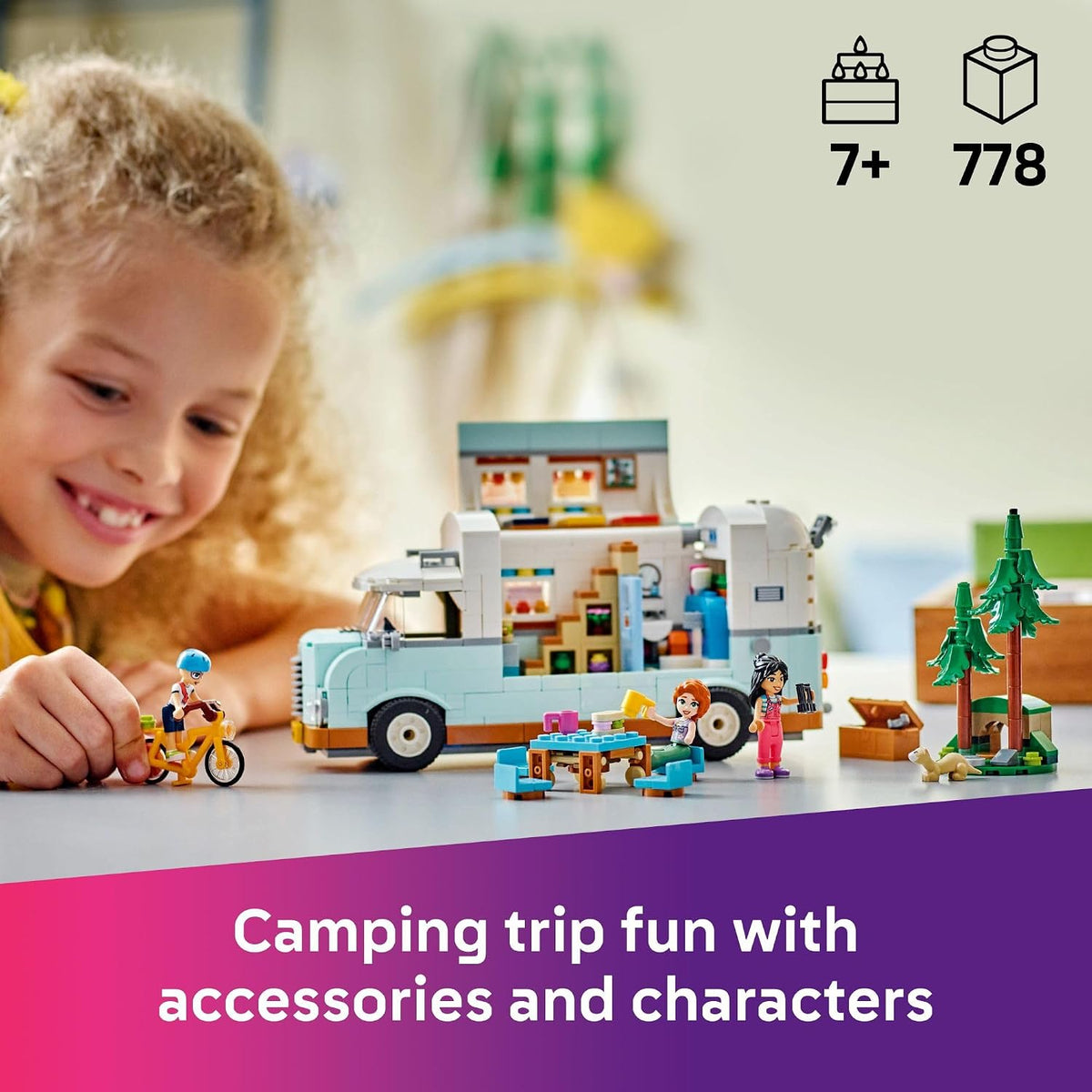 LEGO Friends Juego de Construcción de Autocaravana de Amistad - Jue...