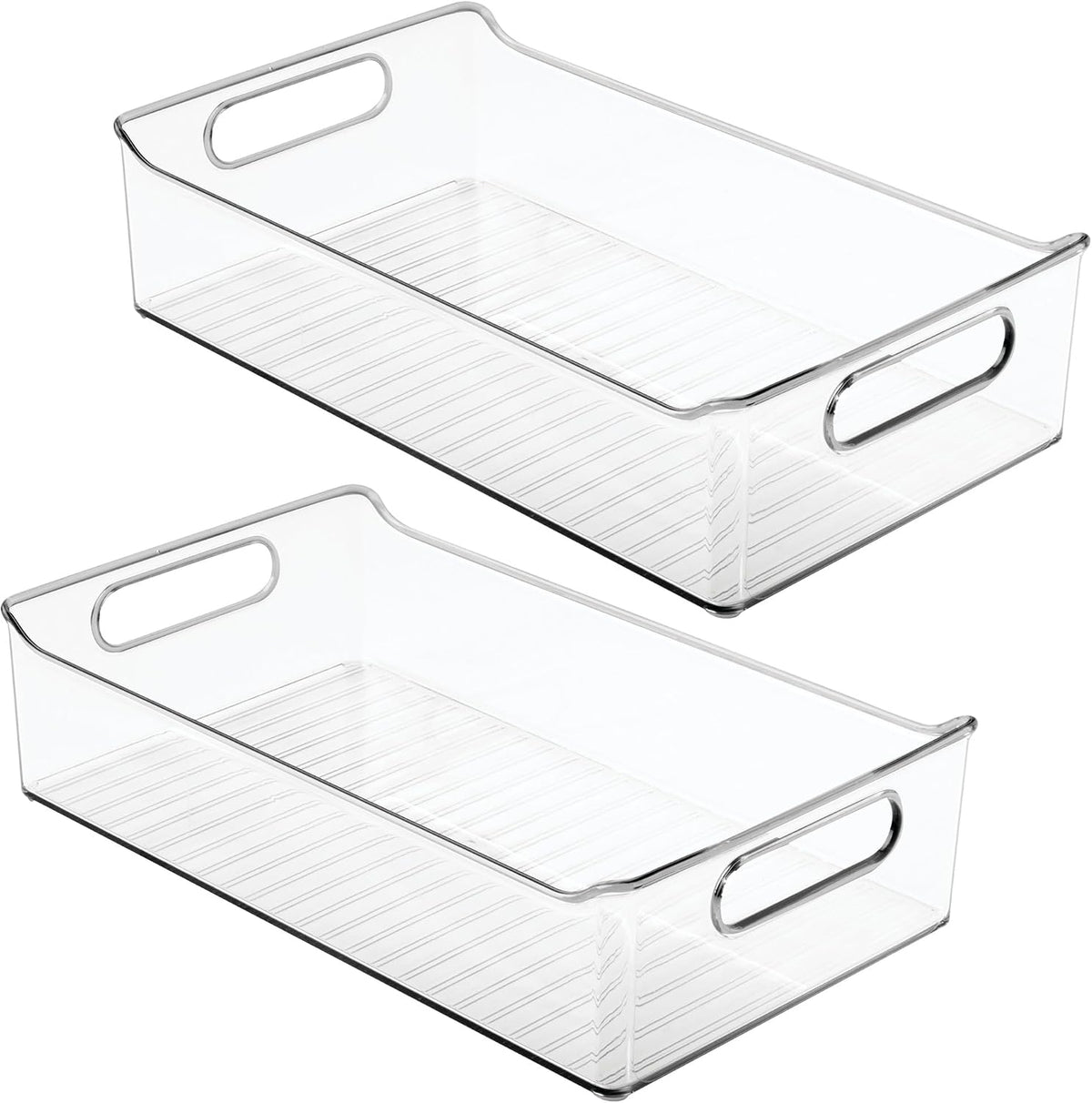 iDesign Organizador de almacenamiento de despensa de plástico, jueg...