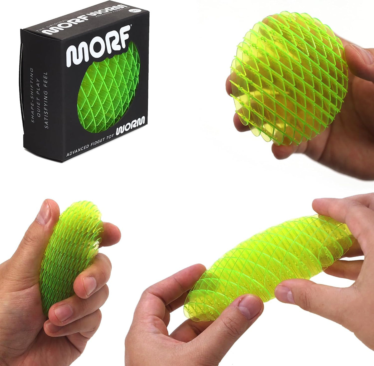 Morf Juguetes Antiestrés de Gusano - Juguetes Sensoriales 3D Flexib...