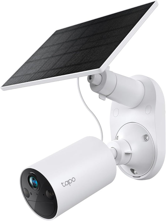 Tapo TP-Link Tapo SolarCam C402 Kit, cámara solar para exteriores c...