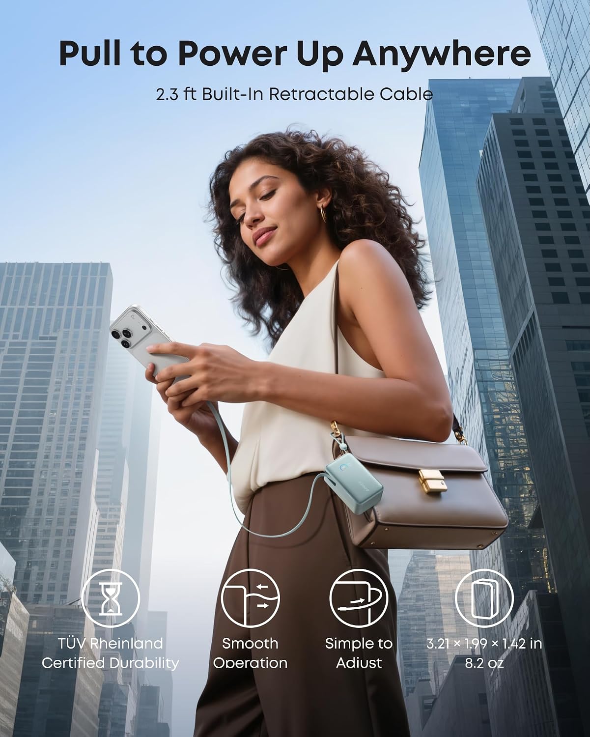 Anker Cargador portátil nano, banco de energía compacto de 10,000 m...