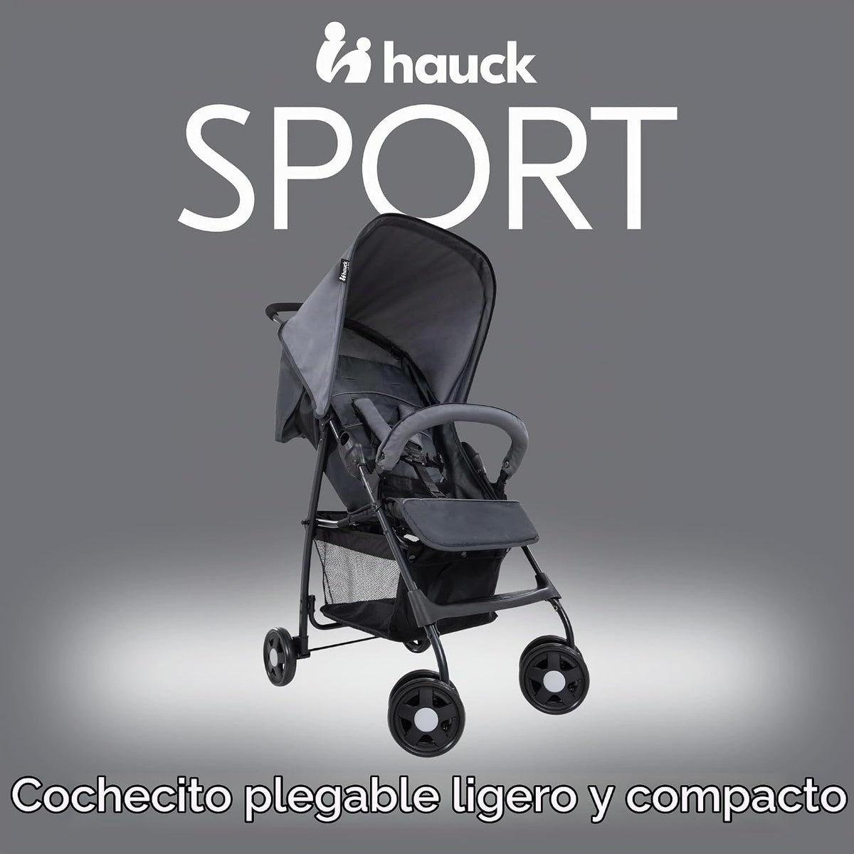 hauck Cochecito de viaje ligero y compacto plegable para bebé\/niño...