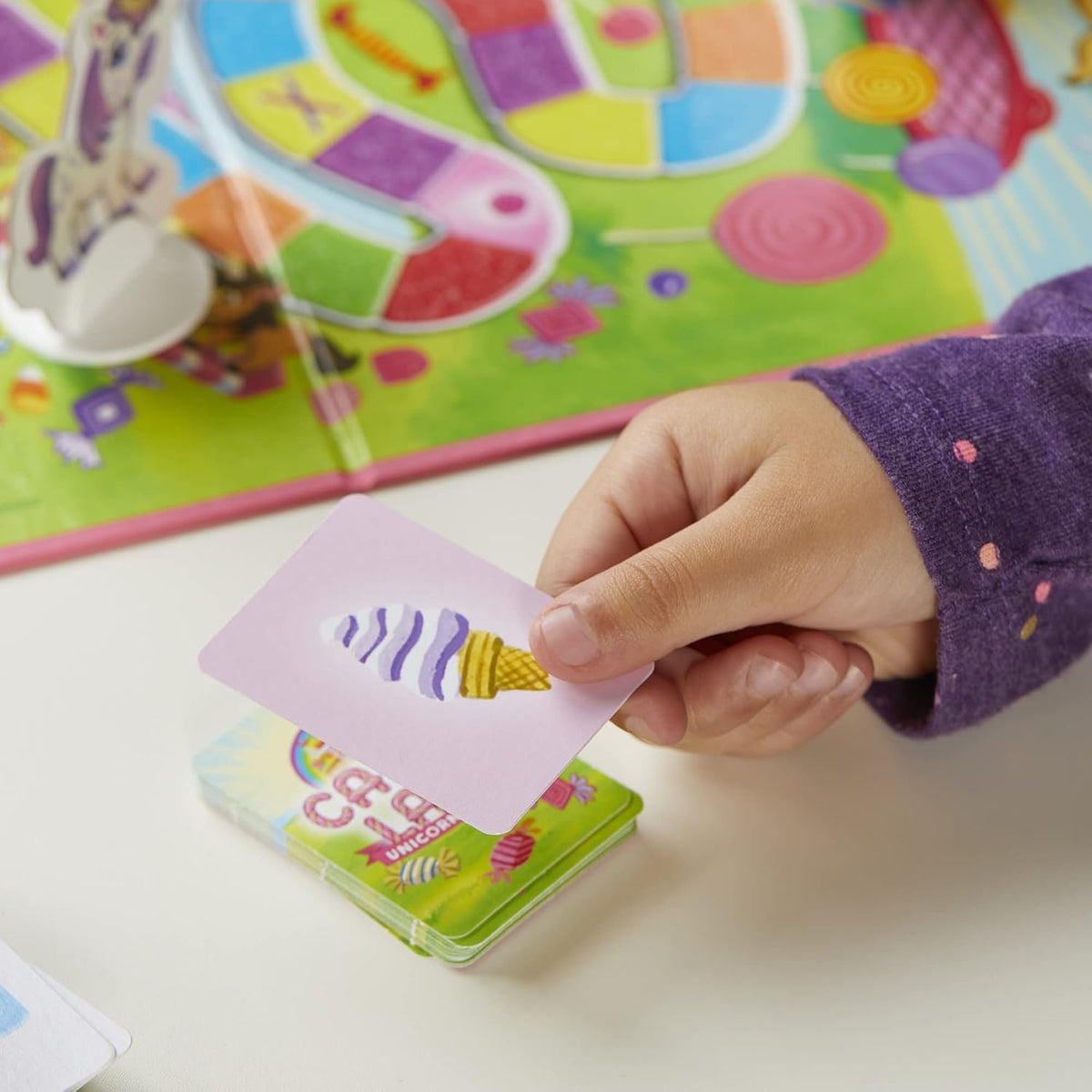 Hasbro Gaming Candy Land Unicorn Edition - Juego de mesa preescolar...
