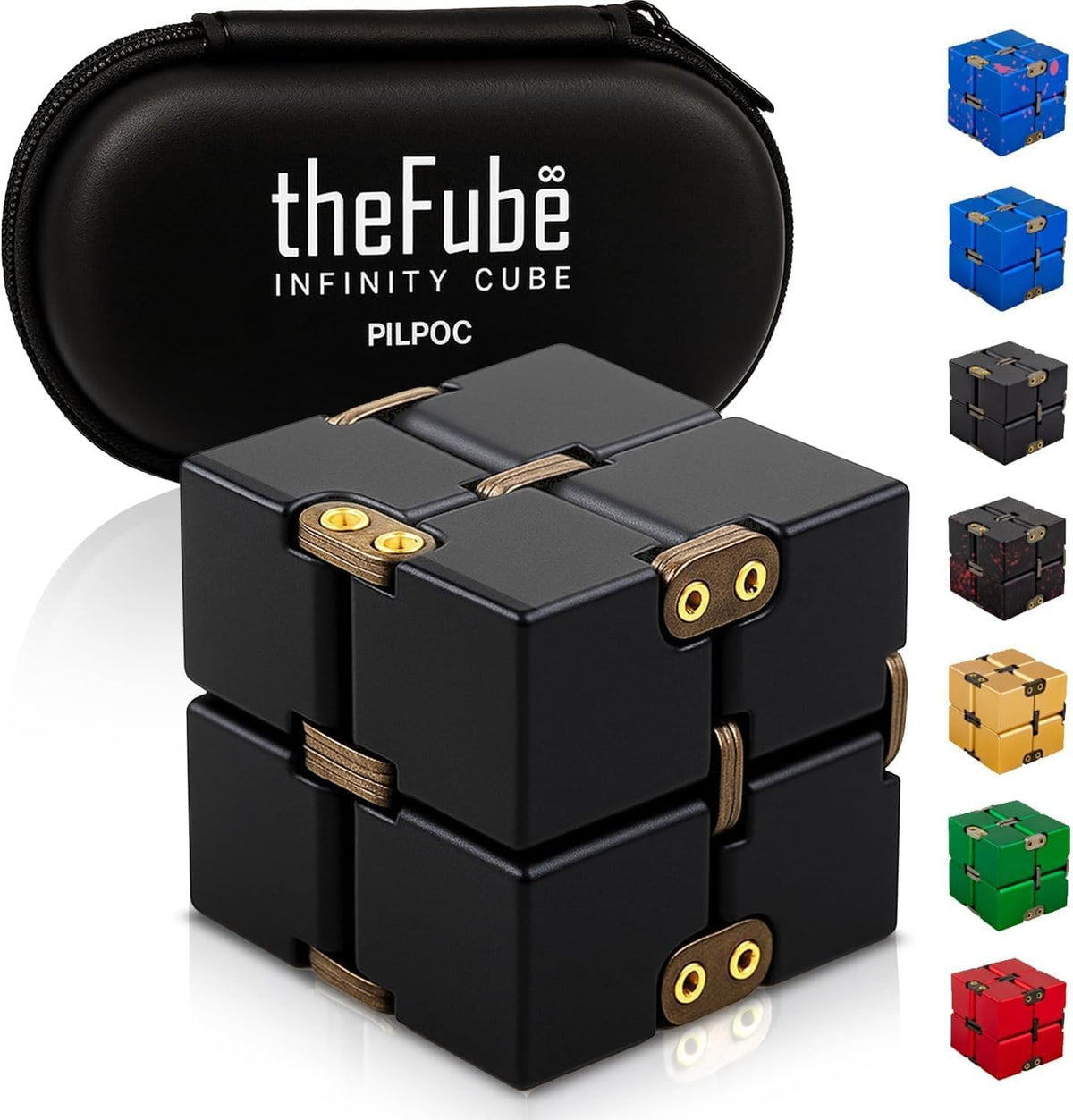 PILPOC theFube Cubo Infinito Fidget Toys para Adultos - Cubo Mágico...