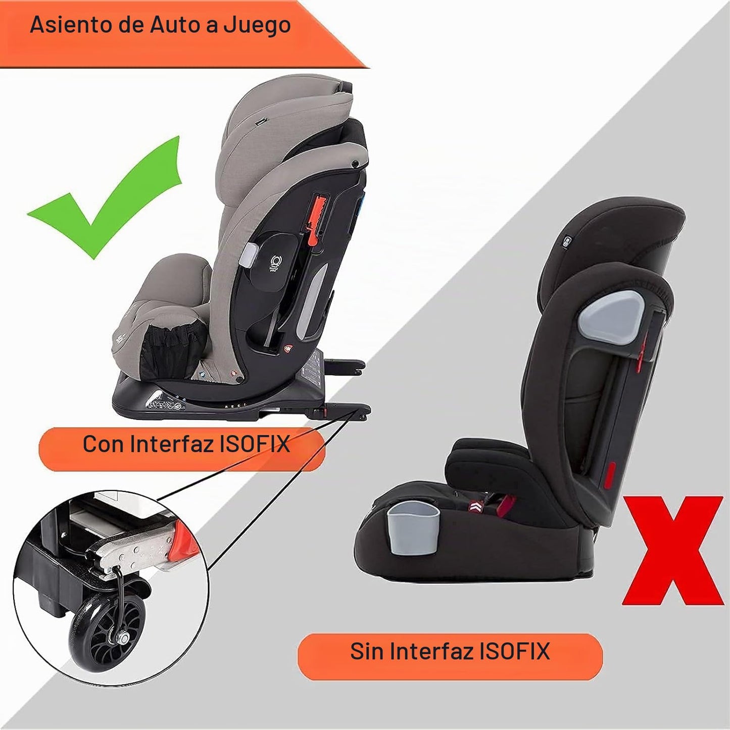 Asiento de coche Trolly, Go Carts para niños, portabebés de asiento...