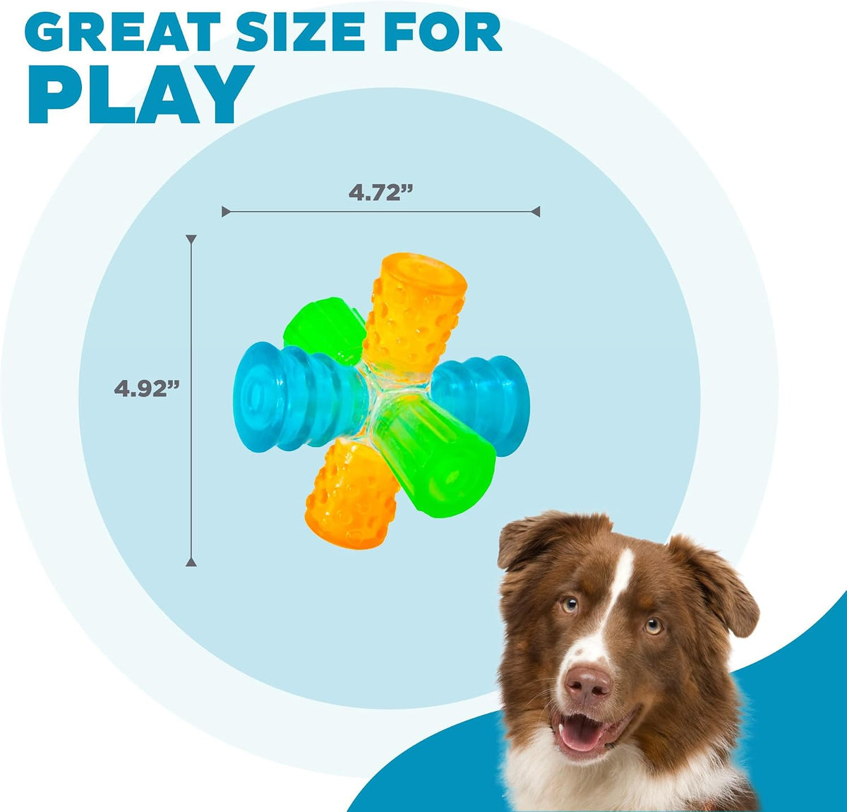 Outward Hound Triple Jack - Juguete interactivo para perro con múlt...