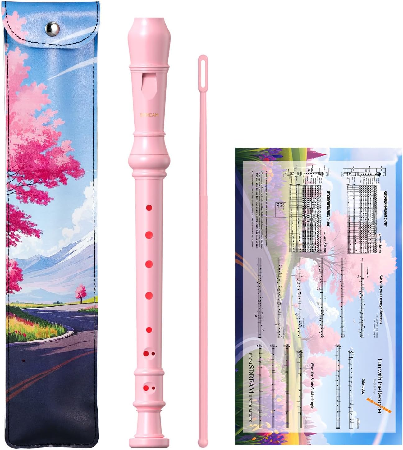 SDREAM Flauta dulce soprano para niños y adultos - Flauta grabadora...