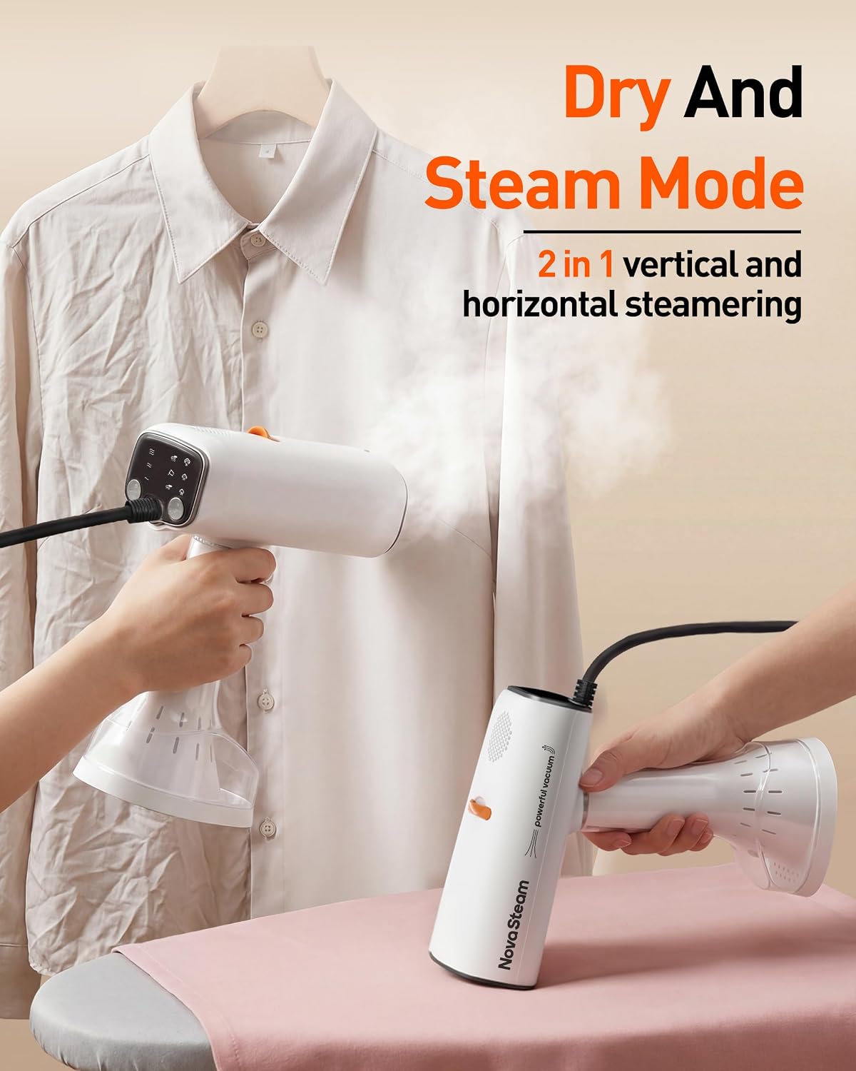 Vaporizador al vacío para la ropa de mano, vapor de ropa pura de la...