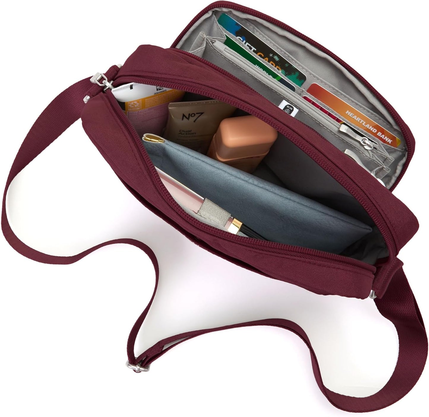 Moderno bolso cruzado para todo tiempo: bolso ligero de 10.2 x 7.4...