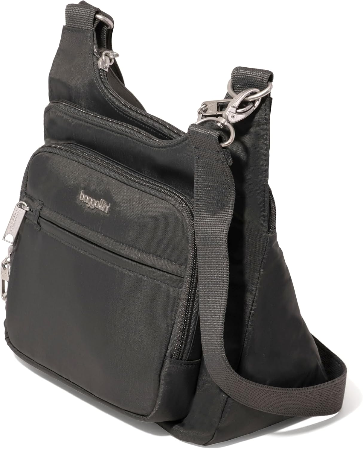 Baggallini Securtex Bandolera cruzada antirrobo 11\u201Dw X 8.5\u20...