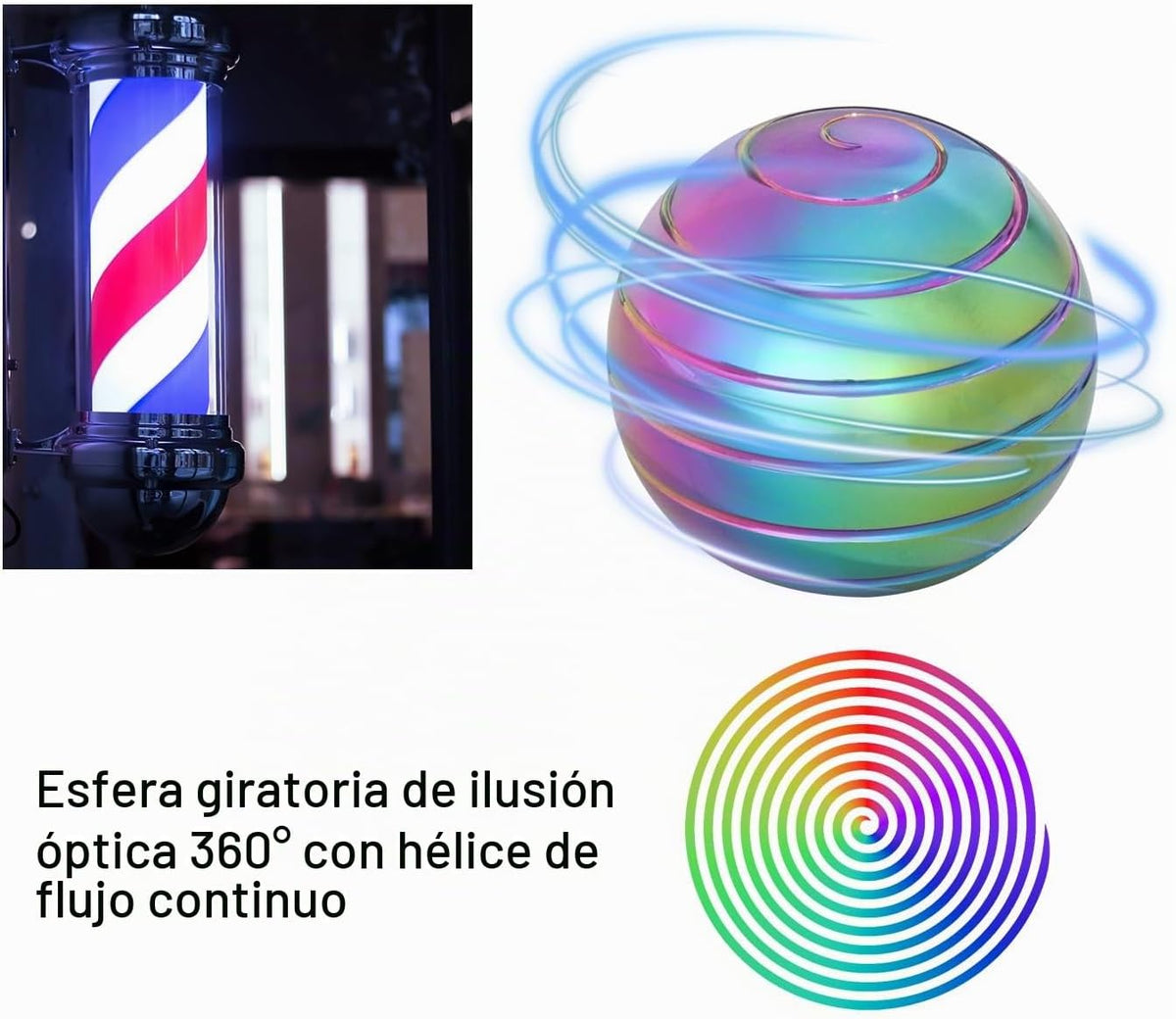 Juguetes de escritorio giratorios cinéticos, juguetes inquietos par...