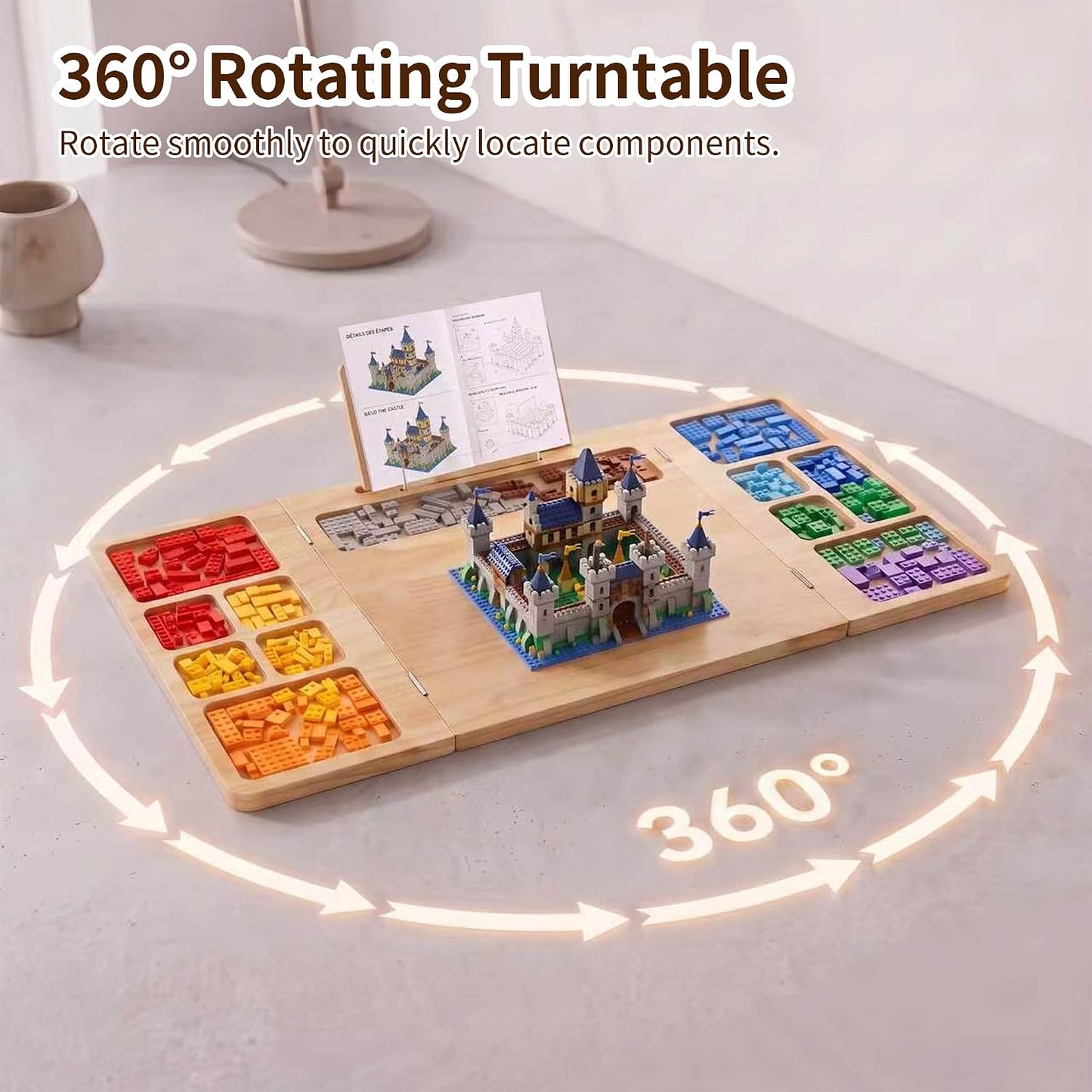 Bandeja de mesa con placa base de construcción triple con Classify...