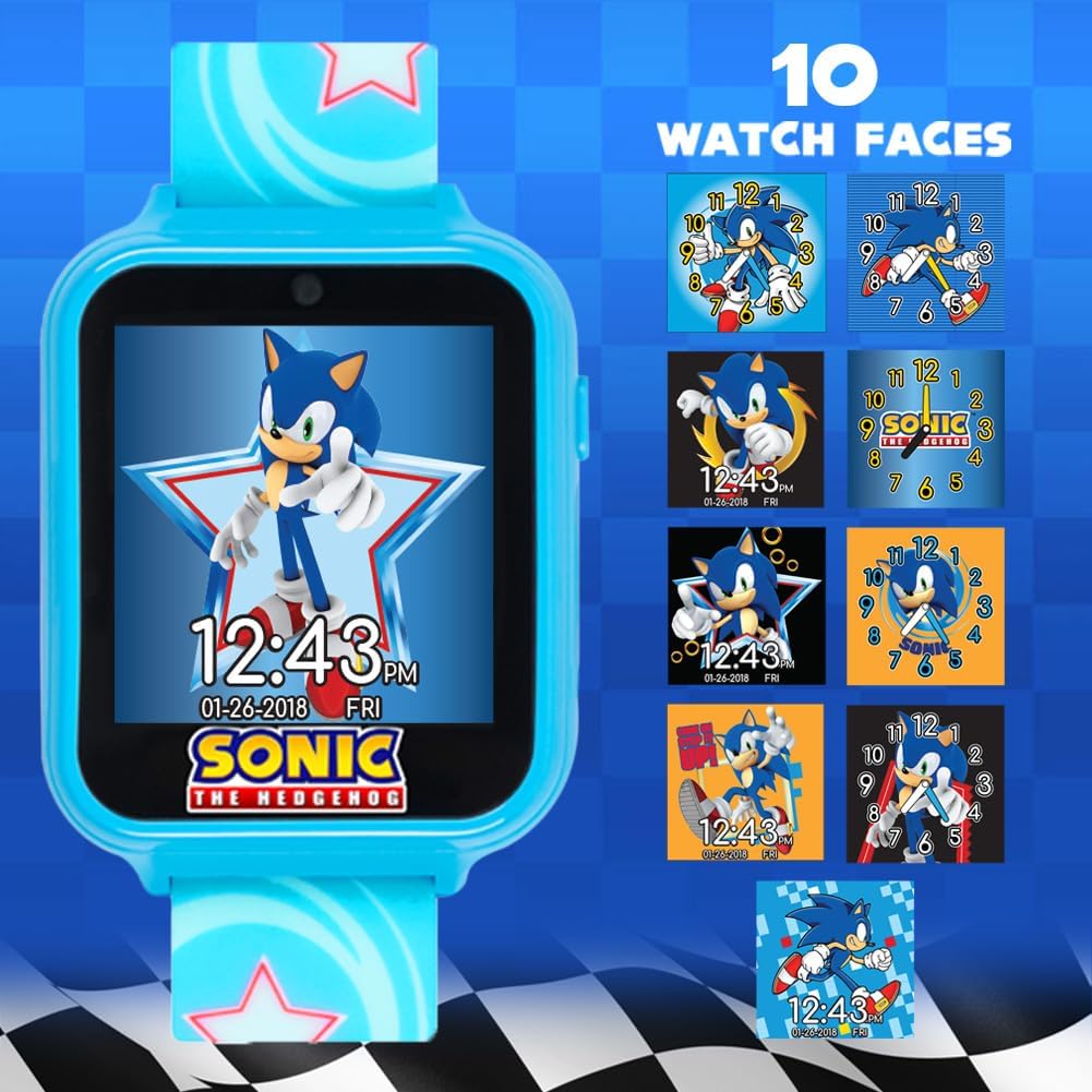 SEGA Sonic the Hedgehog Reloj Inteligente Educativo de Aprendizaje...