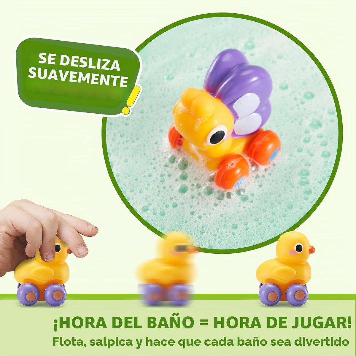 JOYIN Coches de dibujos animados de animales, juego de coches de ju...