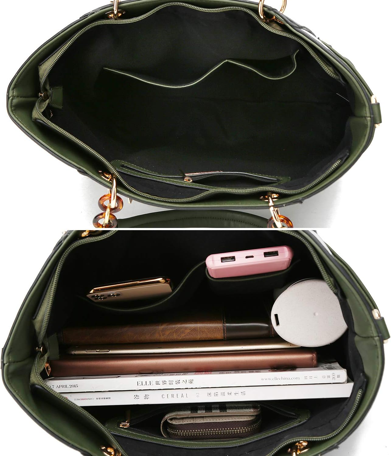 MKF Collection - Juego de bolsa de mano para mujer, con cartera y a...